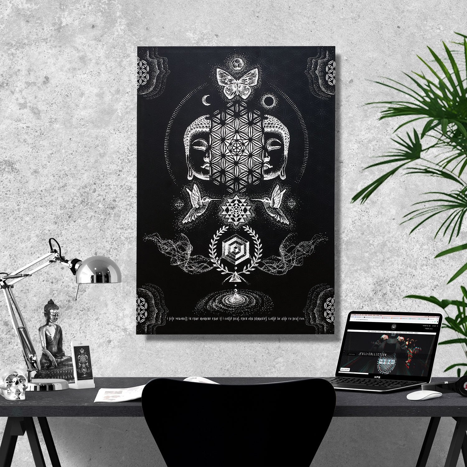 RESACRALIZATION V2 • Glenn Thomson Vertical Canvas Wrap Canvas