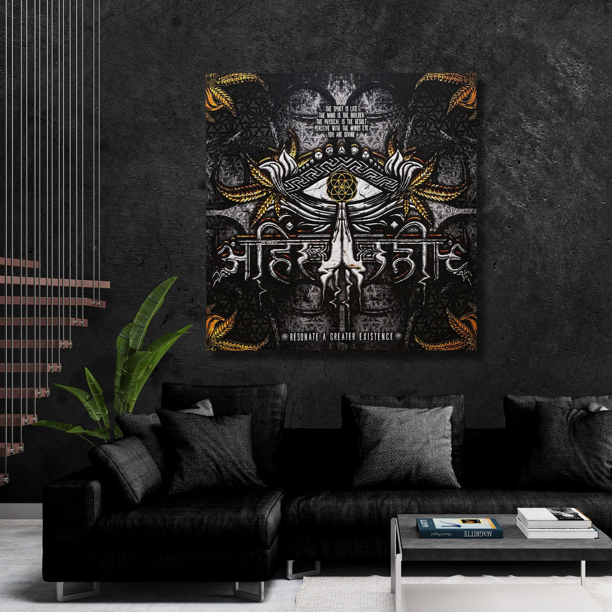 LIVE AHIMSA V2 • Canvas Wrap Canvas