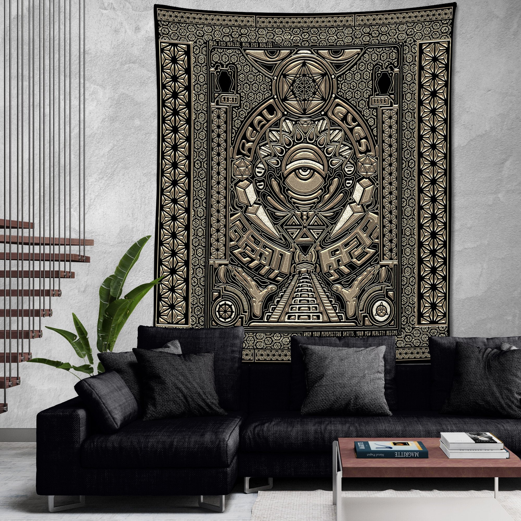 REAL EYES V1 • GROKKO • Wall Tapestry Tapestry 