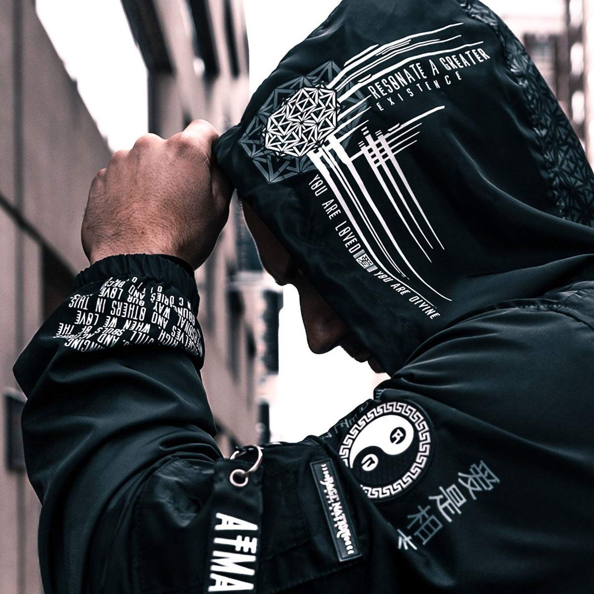 MANTRA V1 • All-Season Hooded Pullover Windbreaker Apparel
