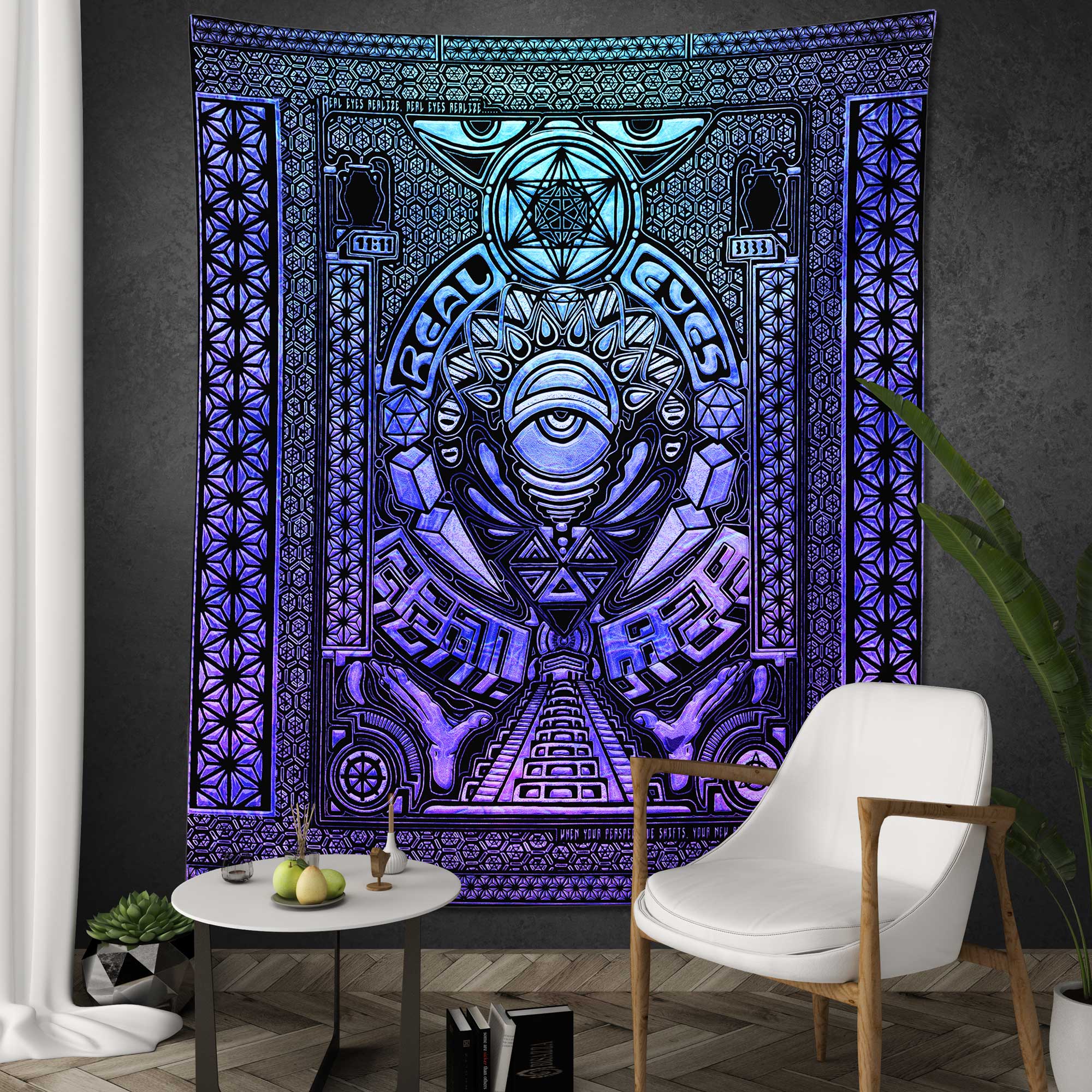 REAL EYES V2 • GROKKO • Limited Edition Wall Tapestry Tapestry