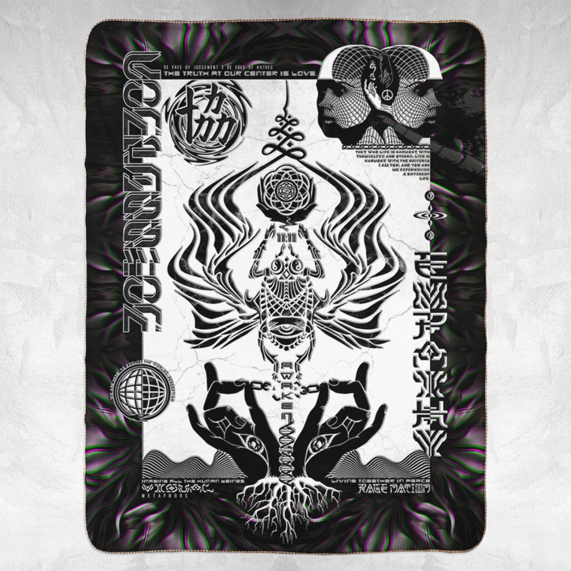 VISUAL METAPHORS • Limited Edition Sherpa Blanket Blanket