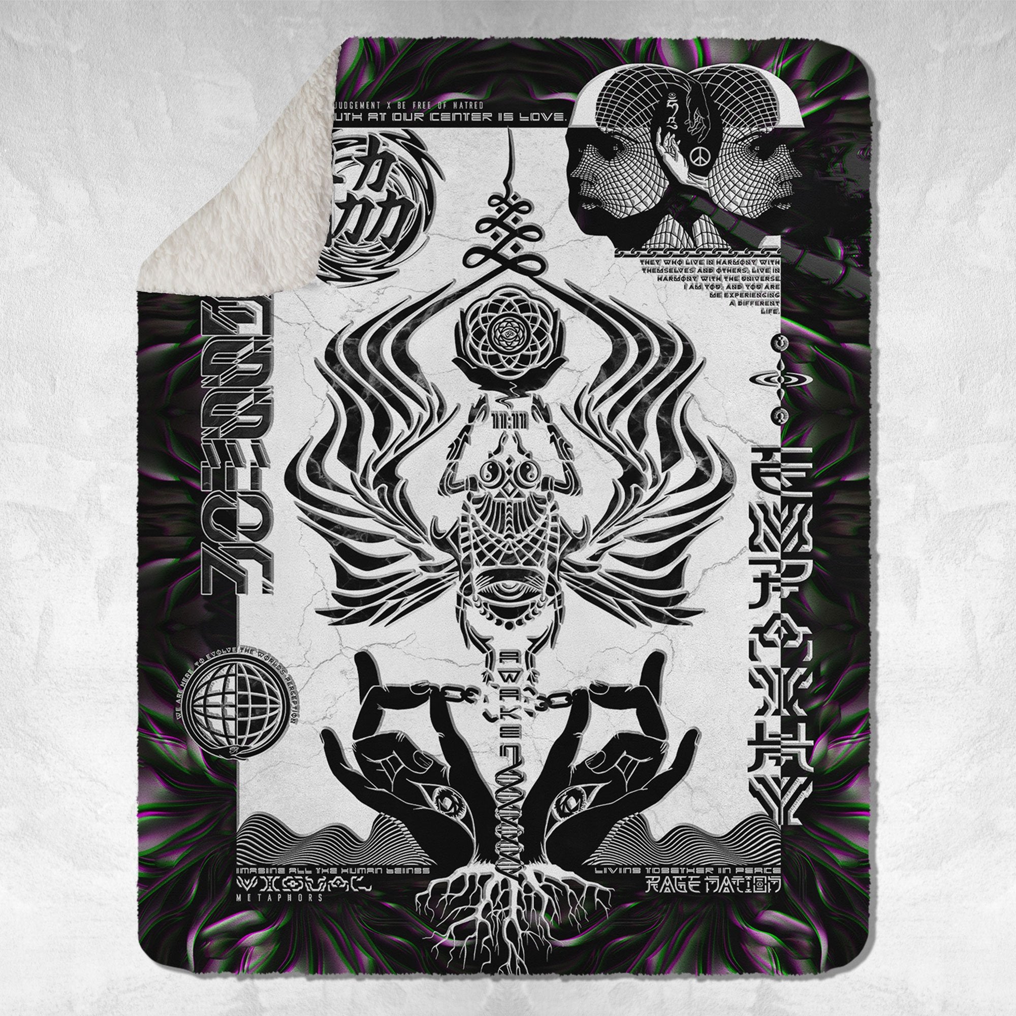 VISUAL METAPHORS • Limited Edition Sherpa Blanket Blanket