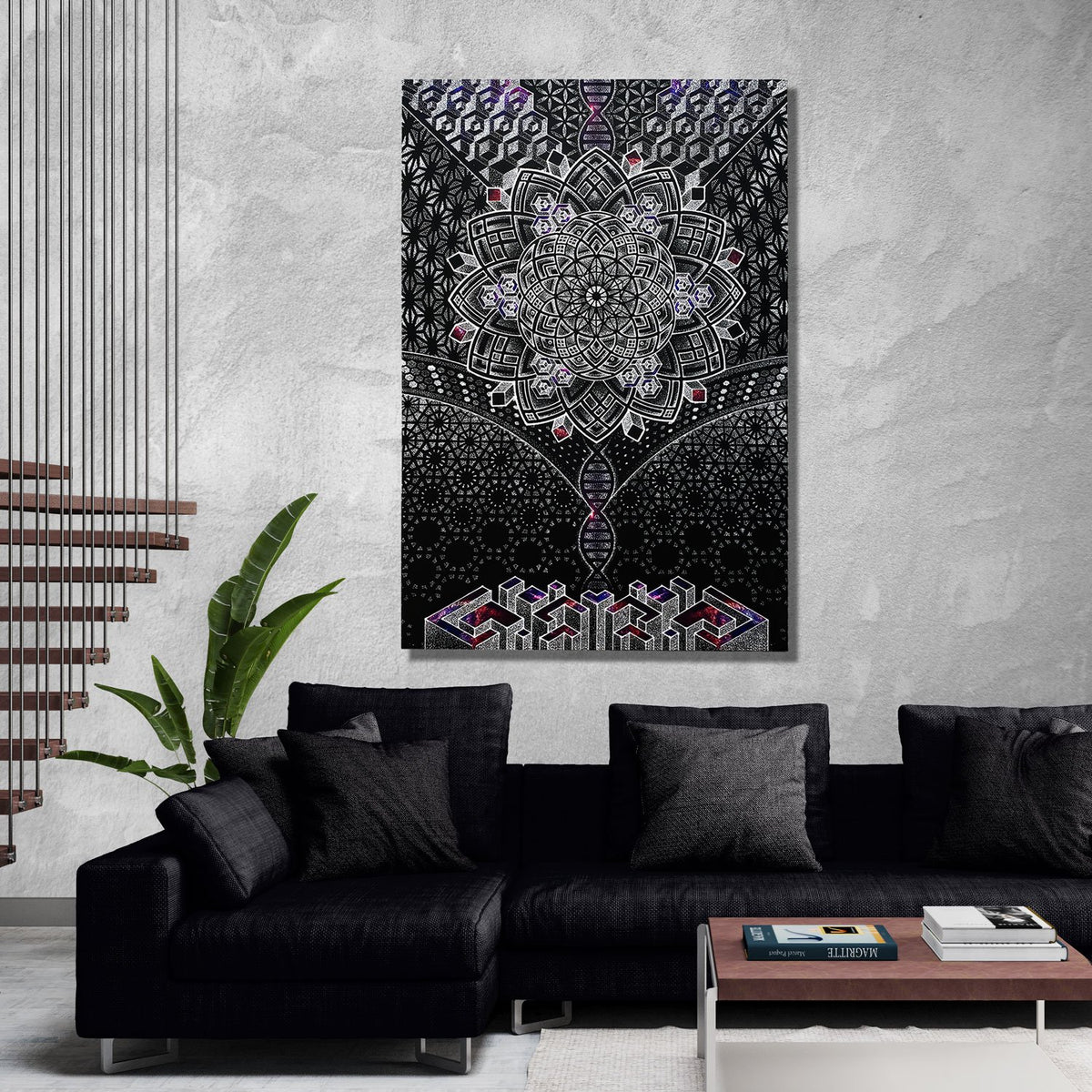 ONENESS GALAXY • Limited Edition • Glenn Thomson • Canvas Wrap Canvas