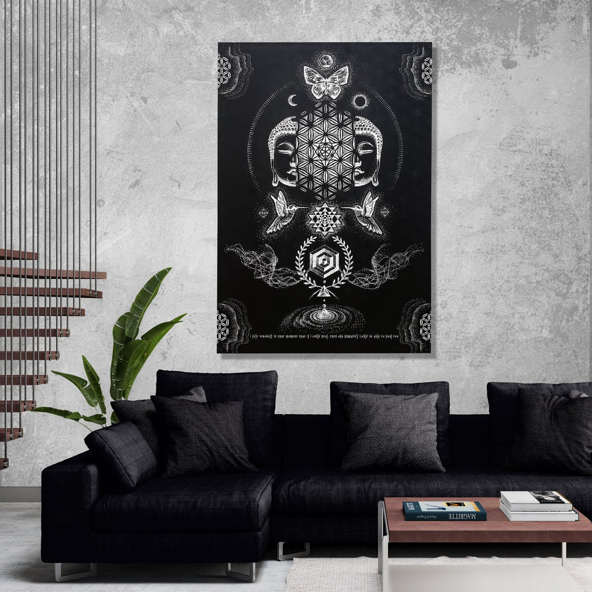 RESACRALIZATION V2 • Glenn Thomson Vertical Canvas Wrap Canvas