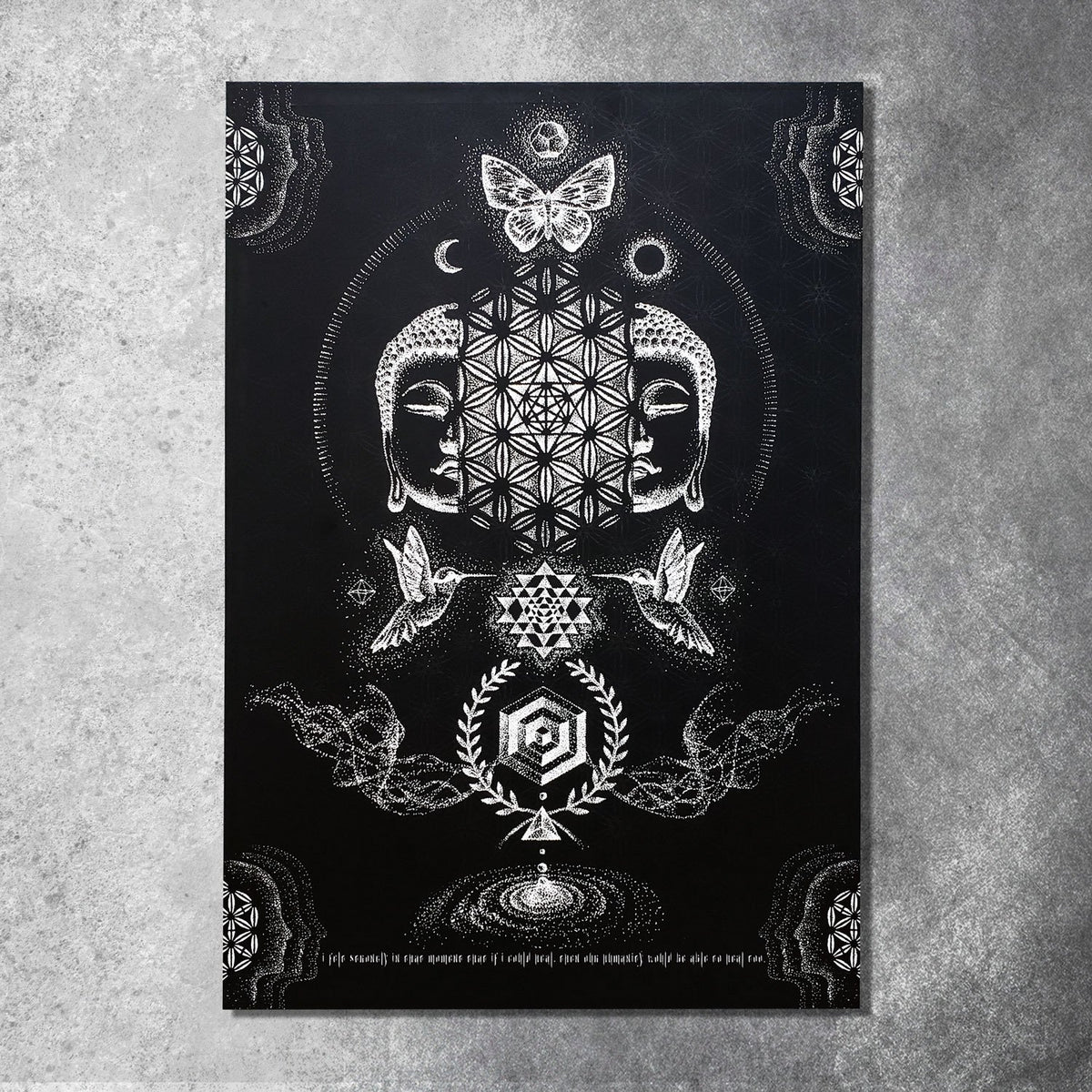 RESACRALIZATION V2 • Glenn Thomson Vertical Canvas Wrap Canvas