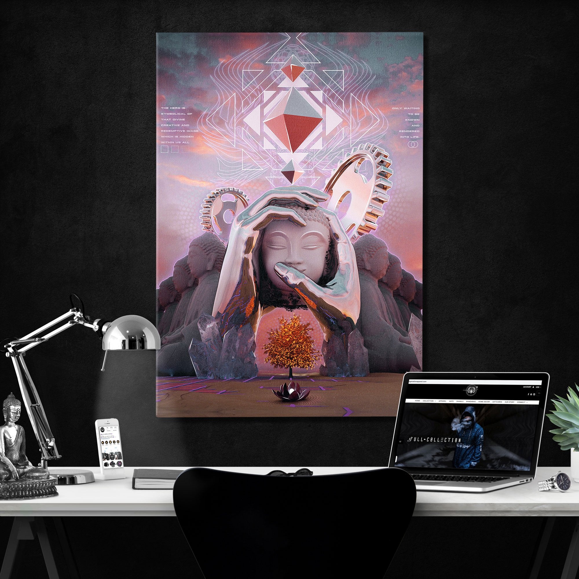 HERO'S JOURNEY • STOIC DIGITAL • Limited Edition Canvas Wrap Canvas