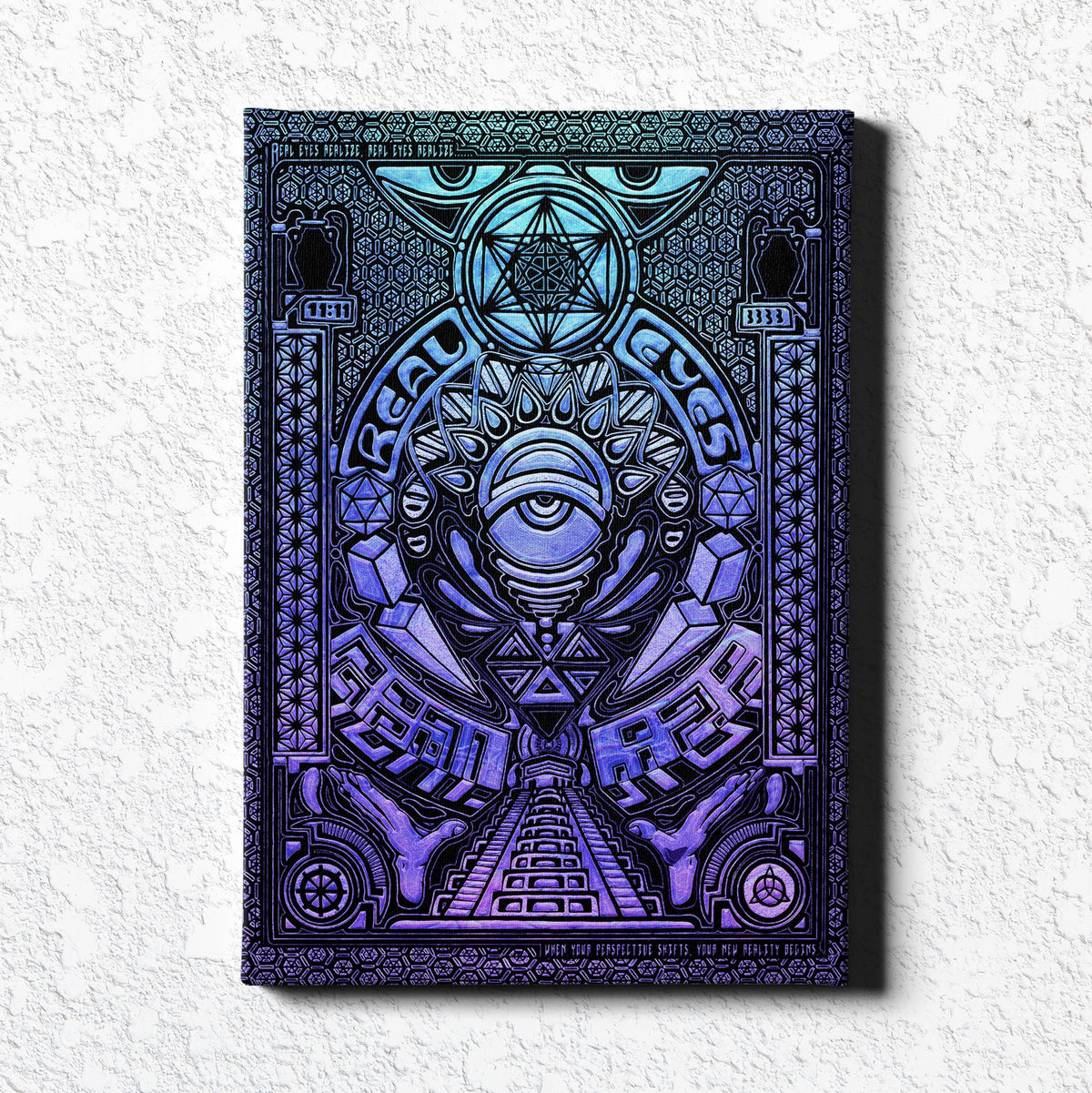 EDIT ME REAL EYES V2 Canvas Wraps