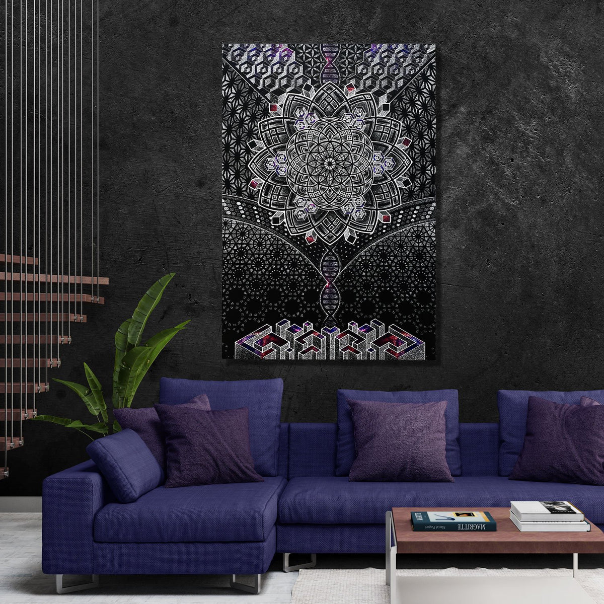 ONENESS GALAXY • Limited Edition • Glenn Thomson • Canvas Wrap Canvas