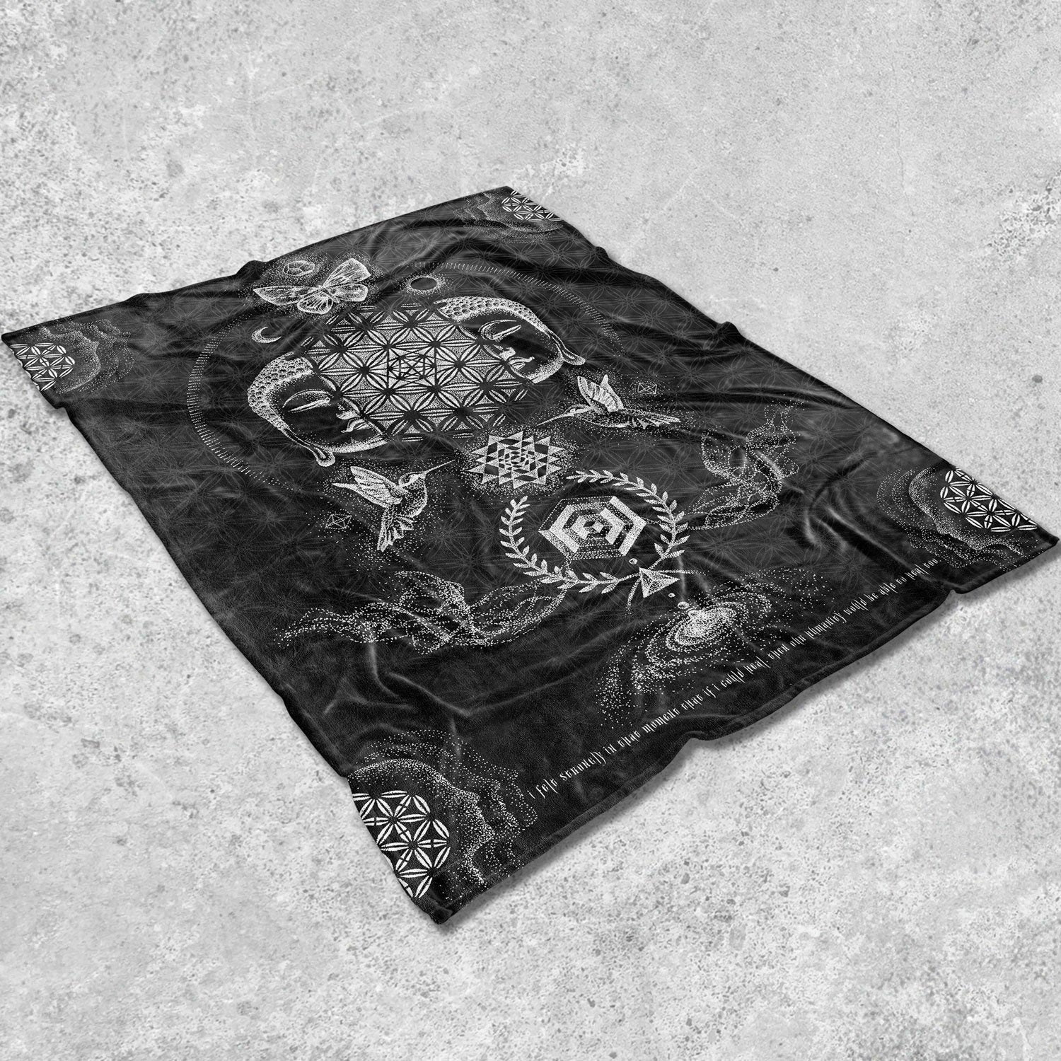 RESACRALIZATION V2 • Glenn Thomson Fleece Blanket Blanket 