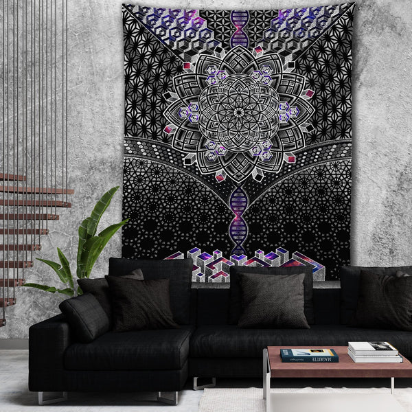 ONENESS GALAXY • Glenn Thomson Wall Tapestry