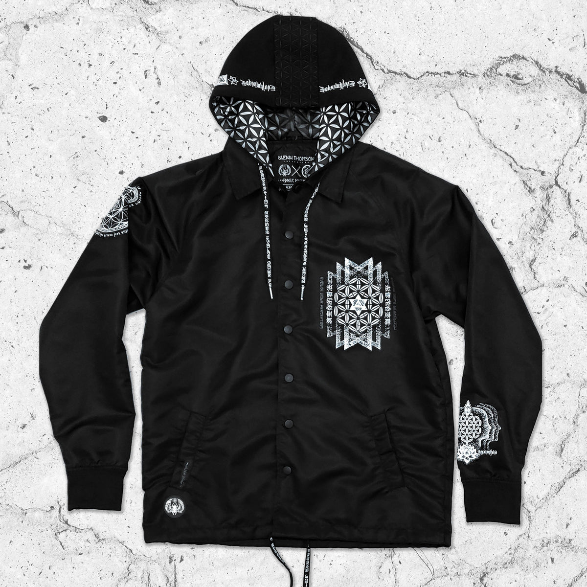 EVOLUMINATE • All-Season Hooded Windbreaker Jacket Apparel