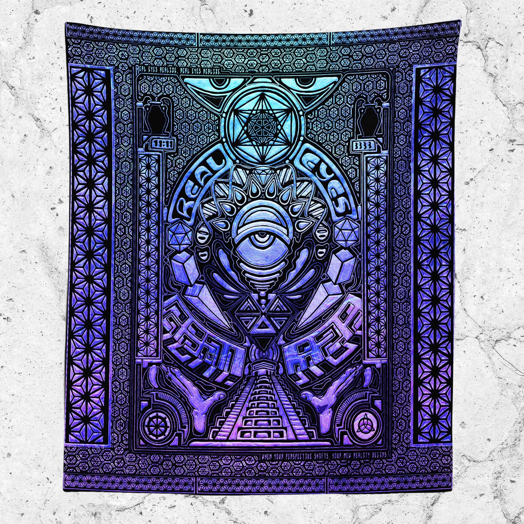 REAL EYES V2 • GROKKO • Limited Edition Wall Tapestry Tapestry
