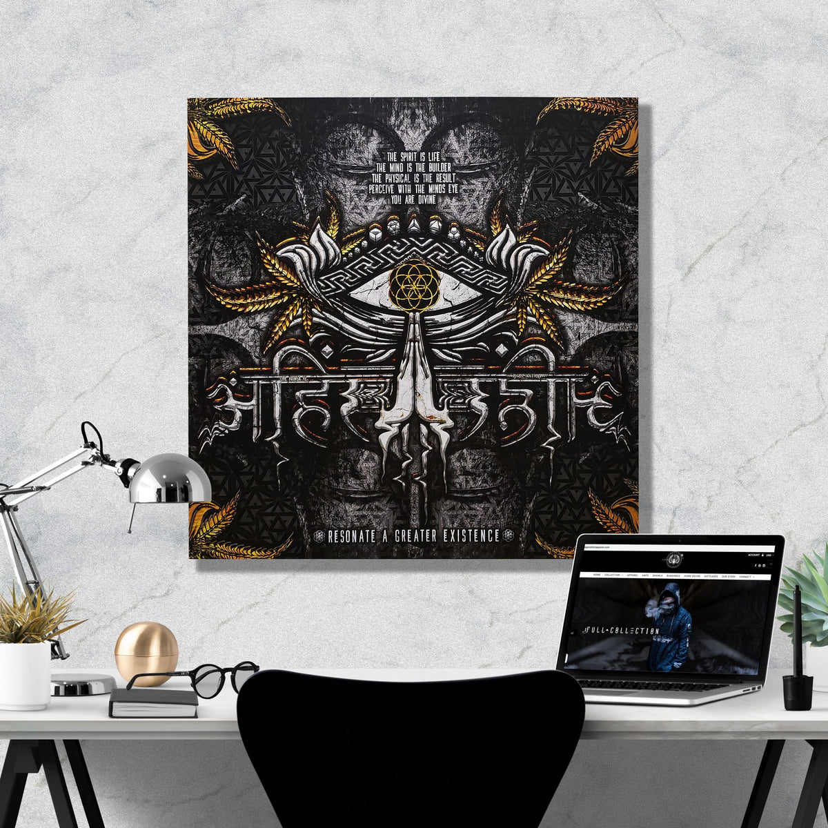 LIVE AHIMSA V2 • Canvas Wrap Canvas