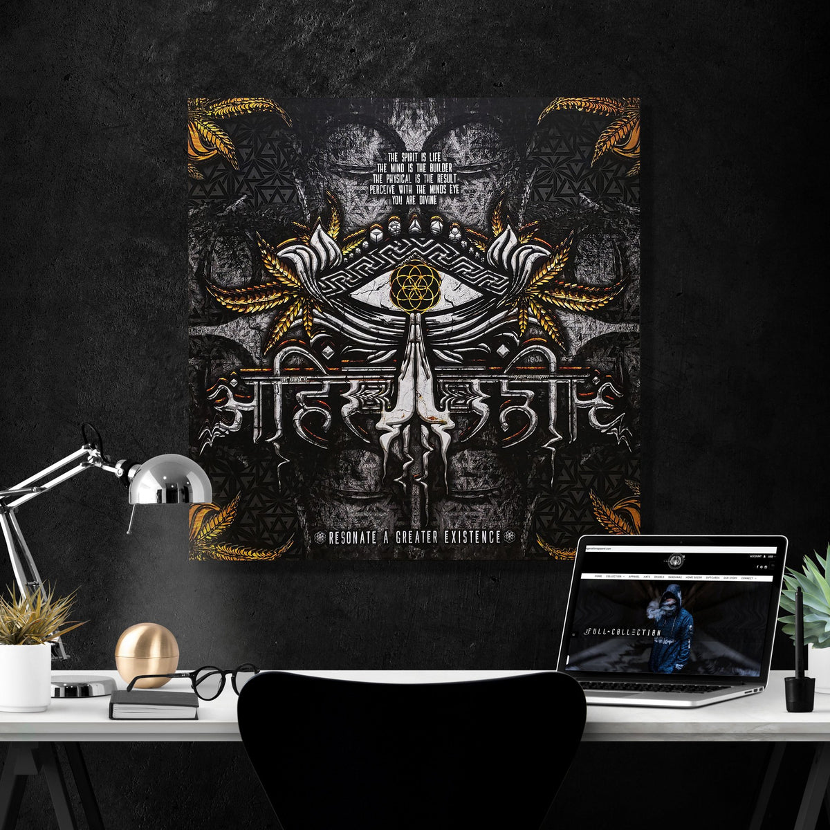 LIVE AHIMSA V2 • Canvas Wrap Canvas