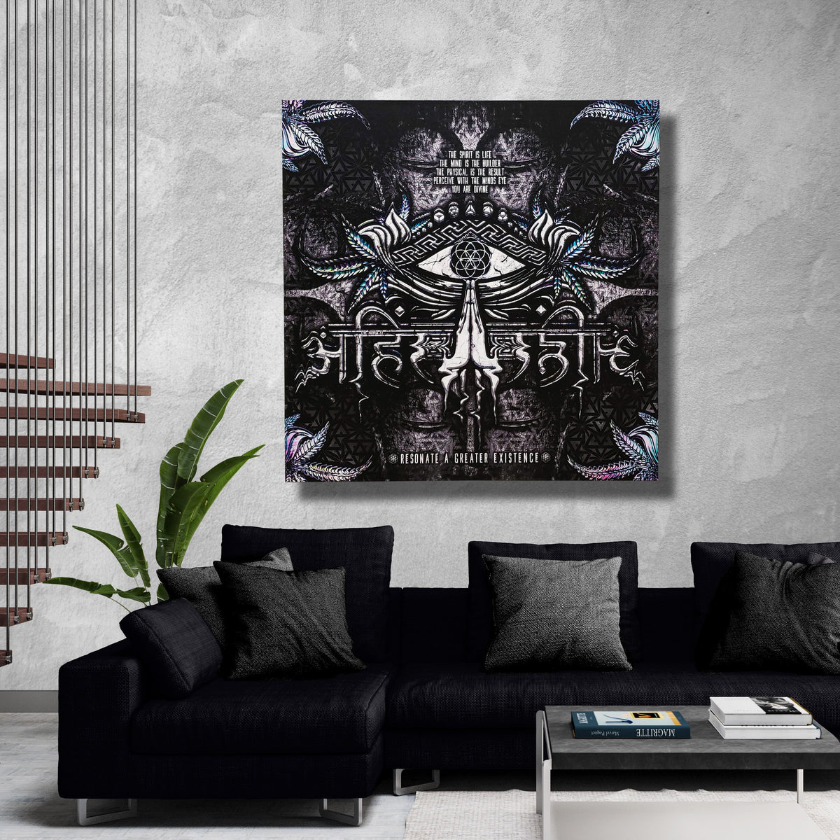 LIVE AHIMSA V3 • Canvas Wrap Canvas
