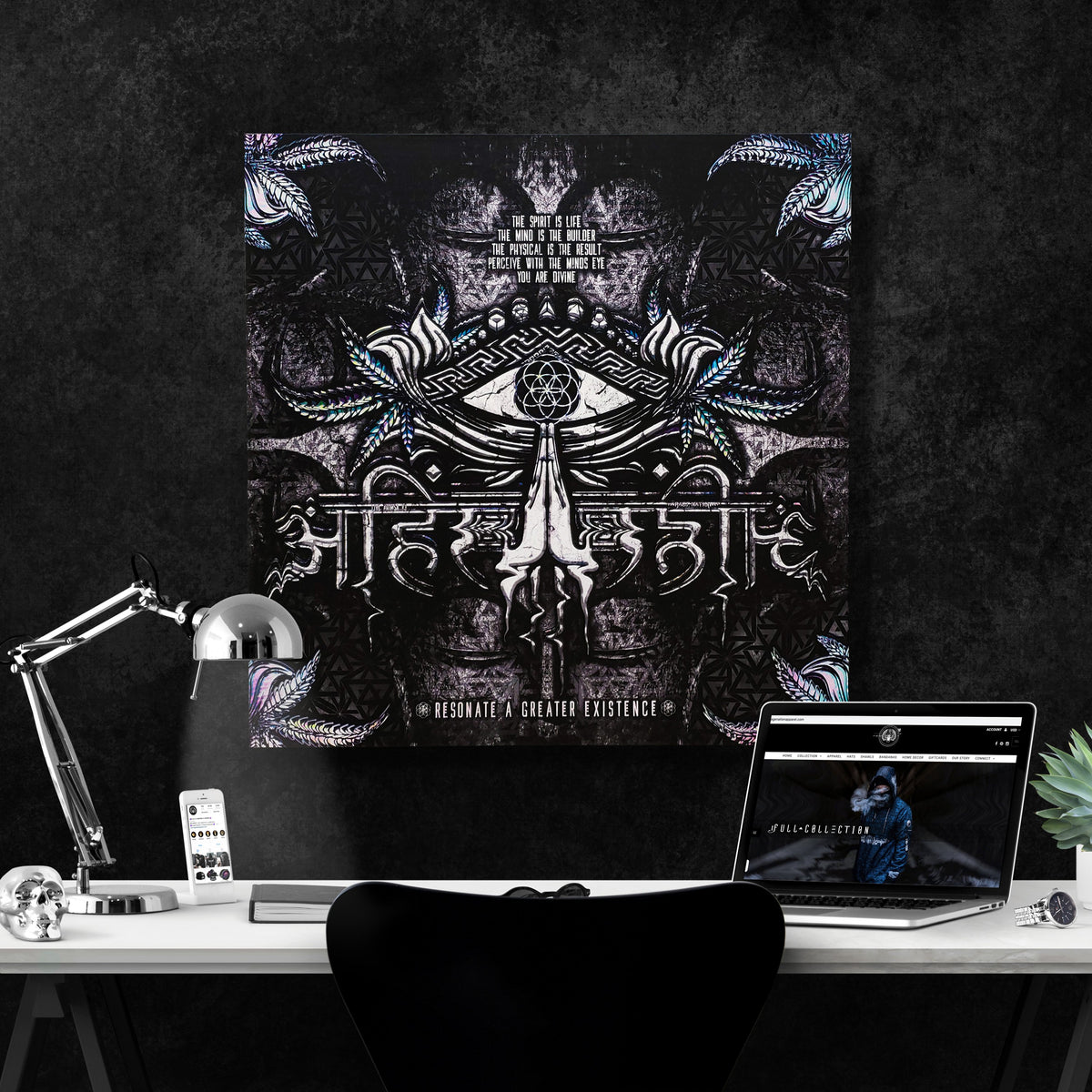 LIVE AHIMSA V3 • Canvas Wrap Canvas