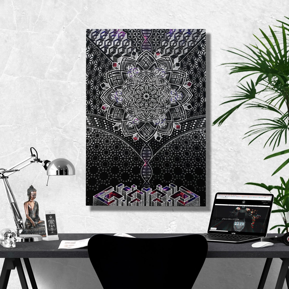 ONENESS GALAXY • Limited Edition • Glenn Thomson • Canvas Wrap Canvas