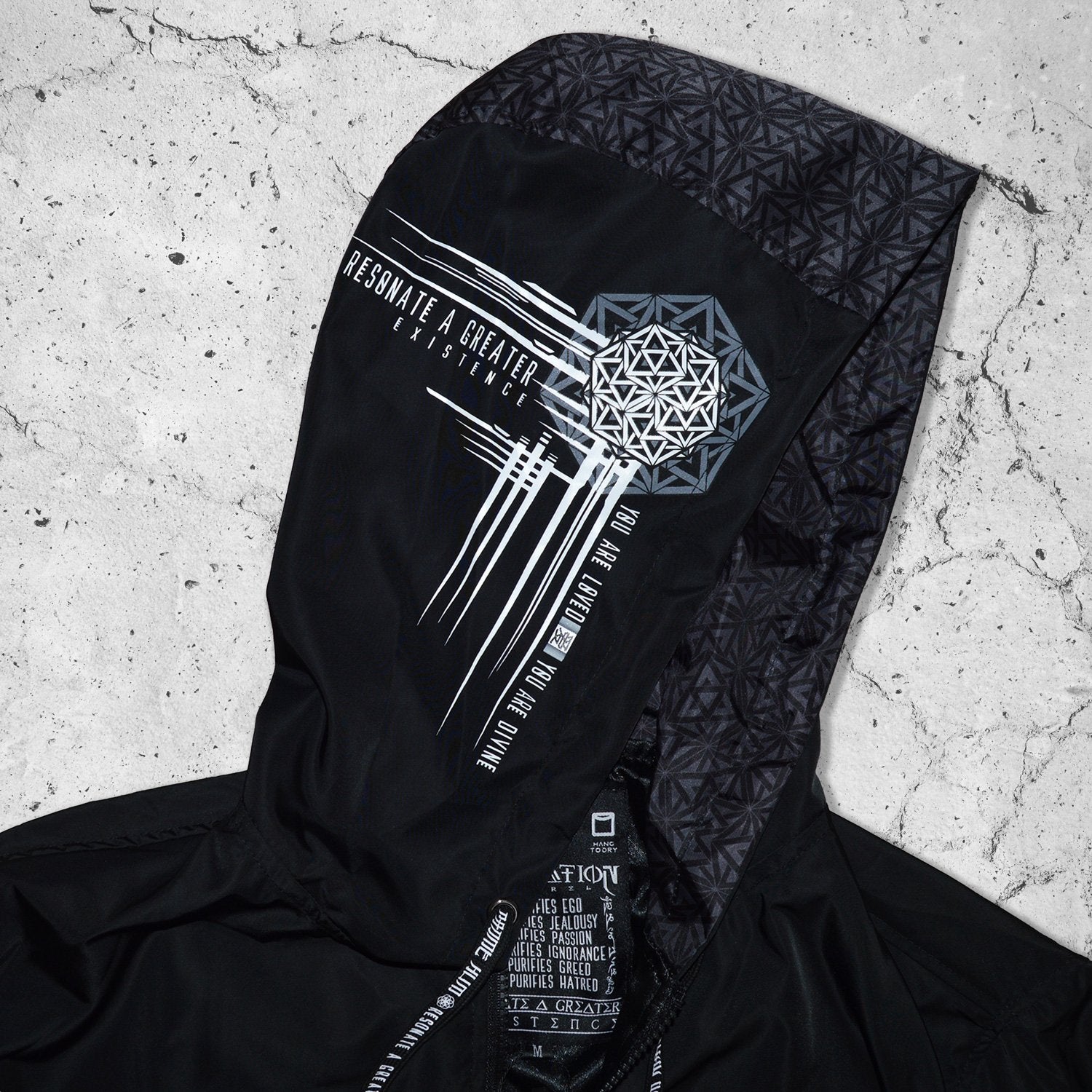 MANTRA V1 • All-Season Hooded Pullover Windbreaker Apparel
