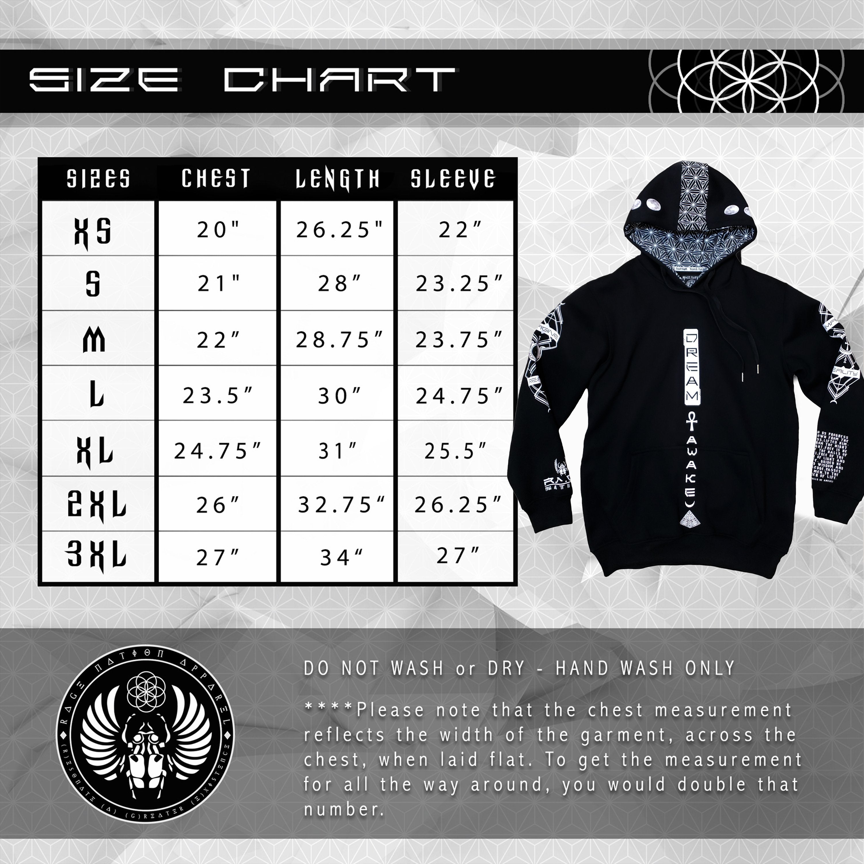 DREAM AWAKE • Hidden Pocket Hoodie Apparel