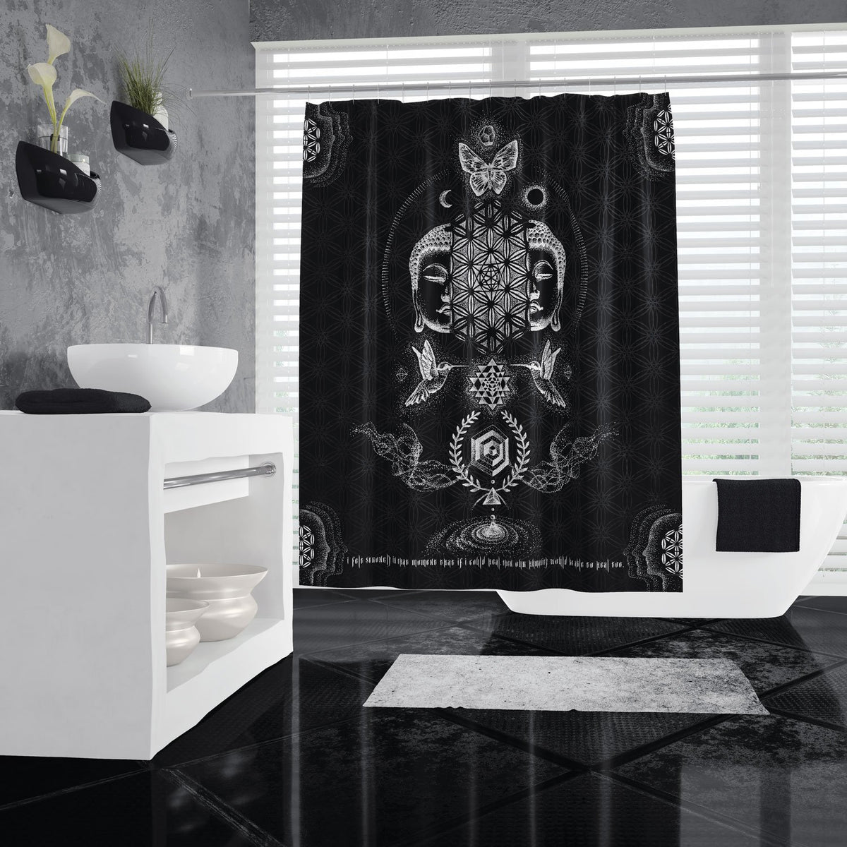 RESACRALIZATION • Glenn Thomson Shower Curtain