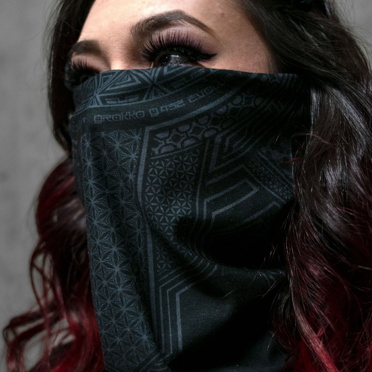 TRANSCENDENCE • DARK GRAY • GROKKO • Tube Face Mask Tube Mask