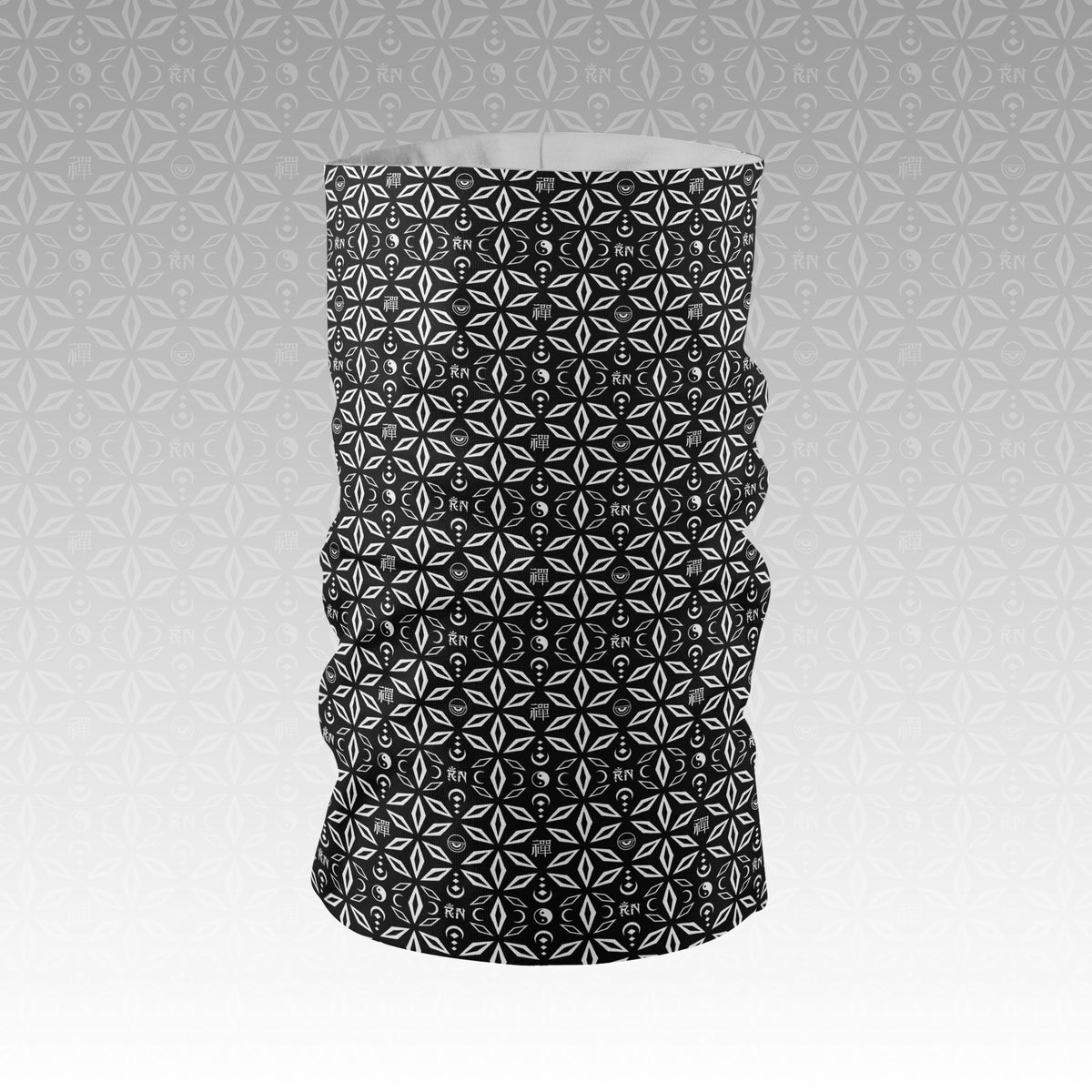 MIND OF ZEN • BLACK/WHITE • Tube Face Mask Tube Mask