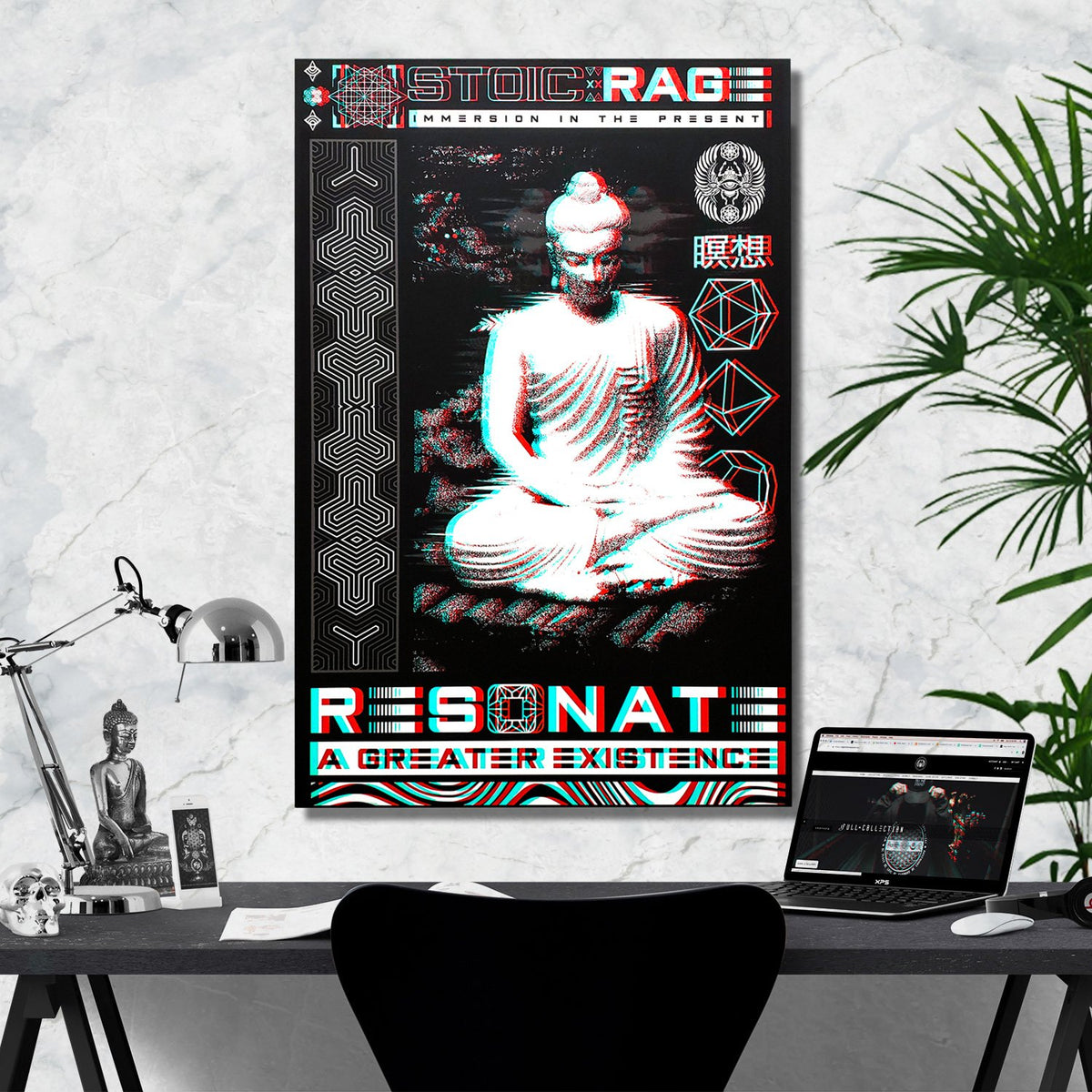 MEDITATIONS • STOIC DIGITAL • Limited Edition • Vertical Canvas Wrap Canvas