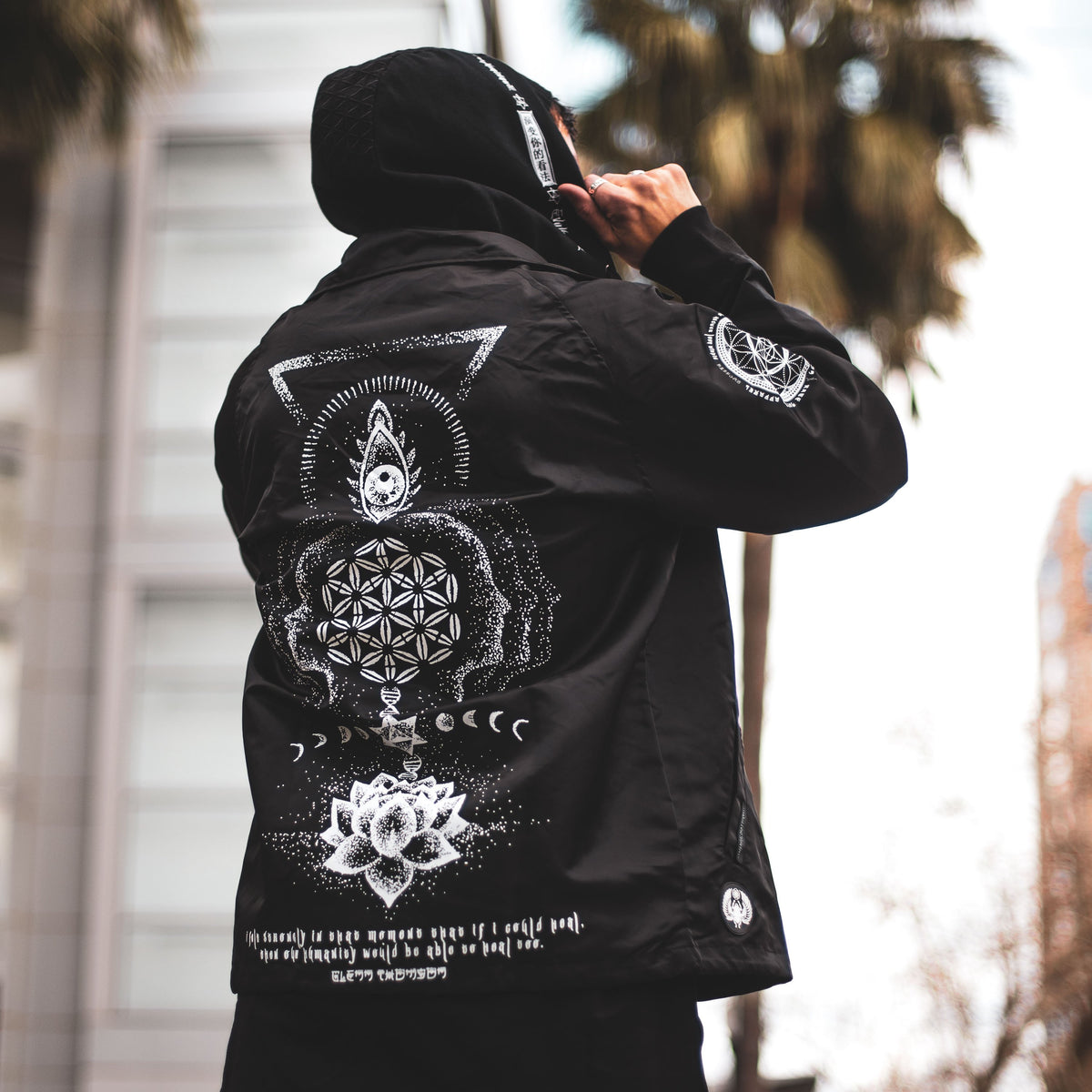 EVOLUMINATE • All-Season Hooded Windbreaker Jacket Apparel