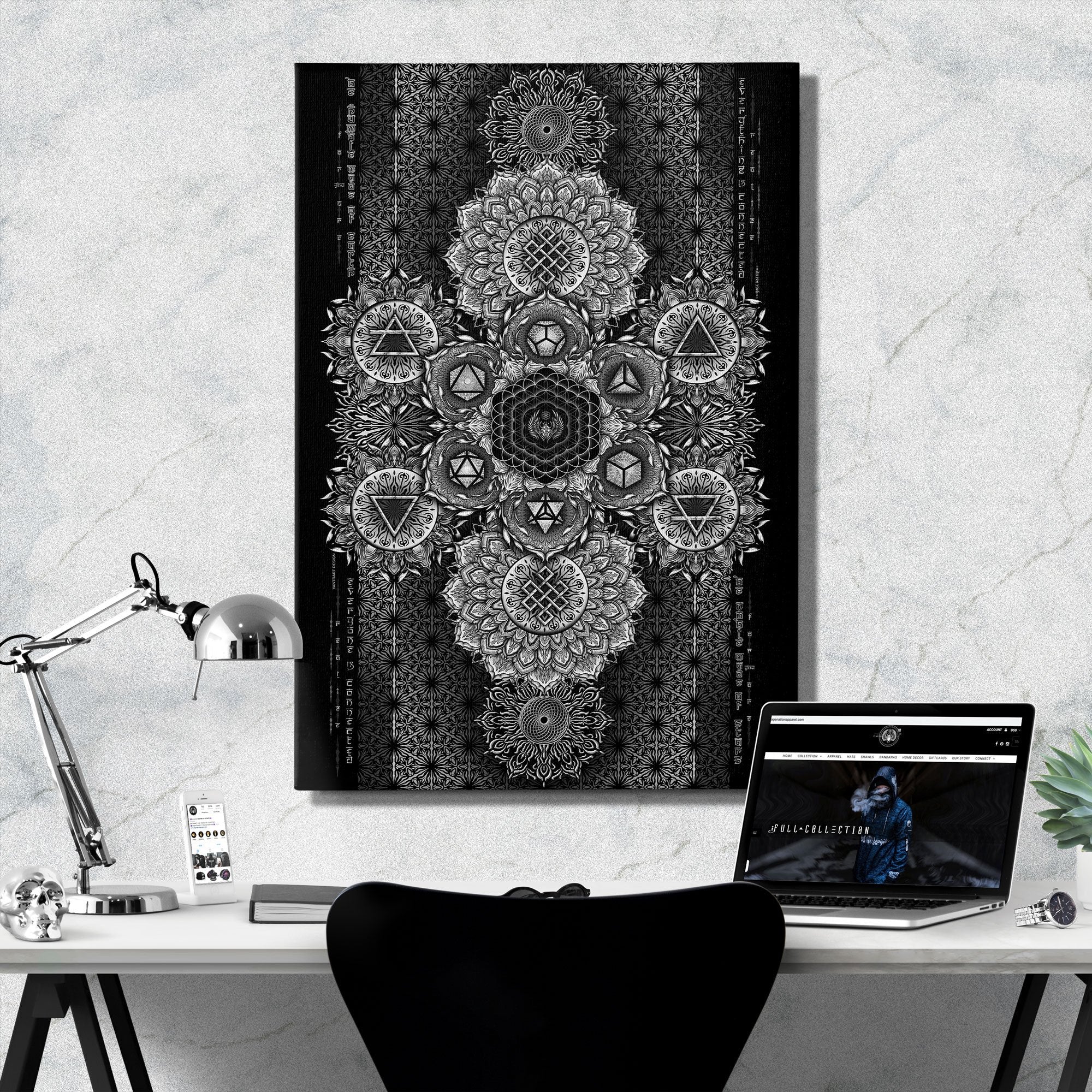 ETERNAL ALCHEMY • YANTRART Canvas Wrap Canvas