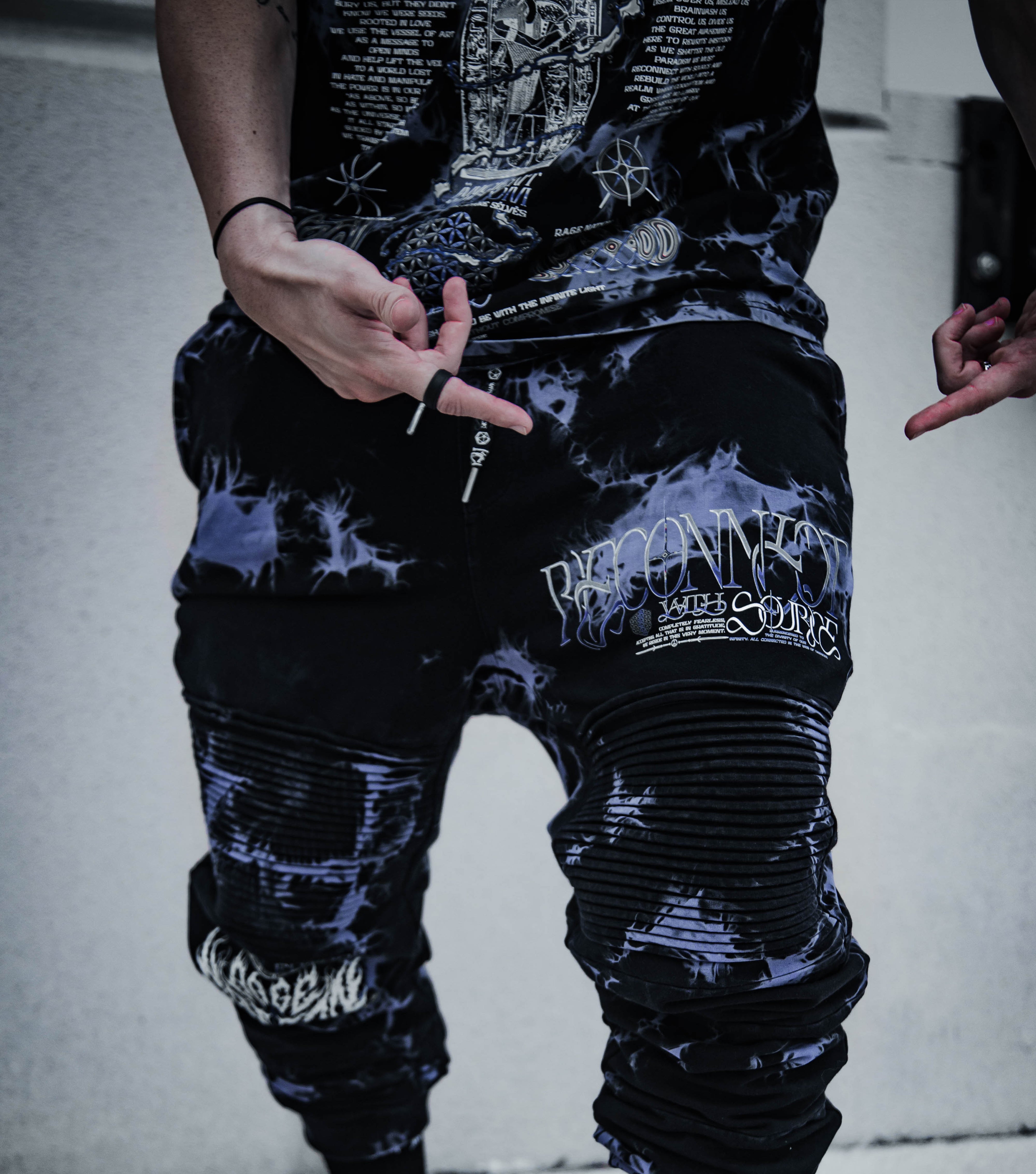 RECONNECT WITH SOURCE ✦ YANTRART x RAGE NATION ✦ Premium Joggers Joggers