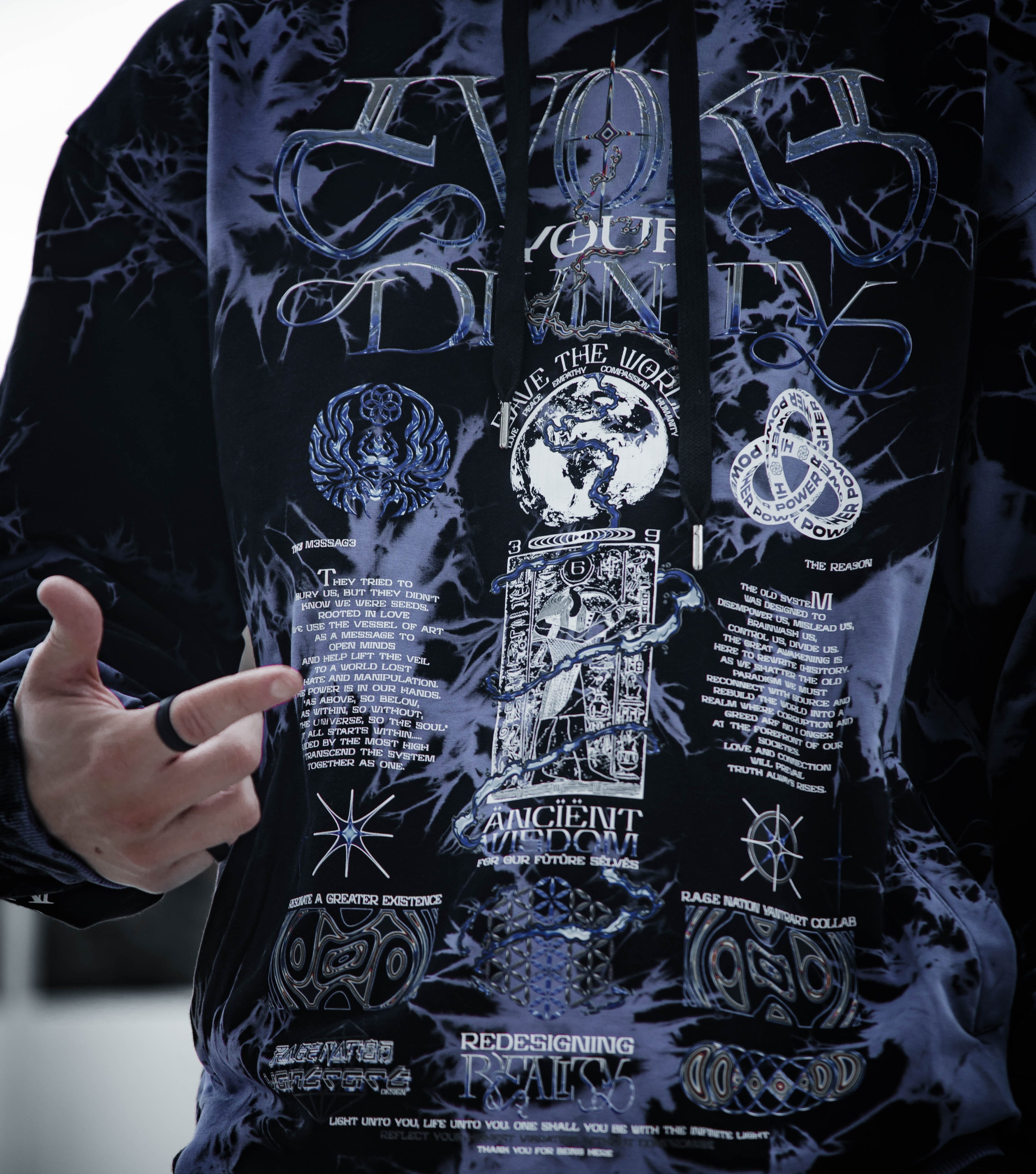 COMING SOON ✦ RECONNECT WITH SOURCE ✦ YANTRART x RAGE NATION ✦ Premium Hoodie Hoodie