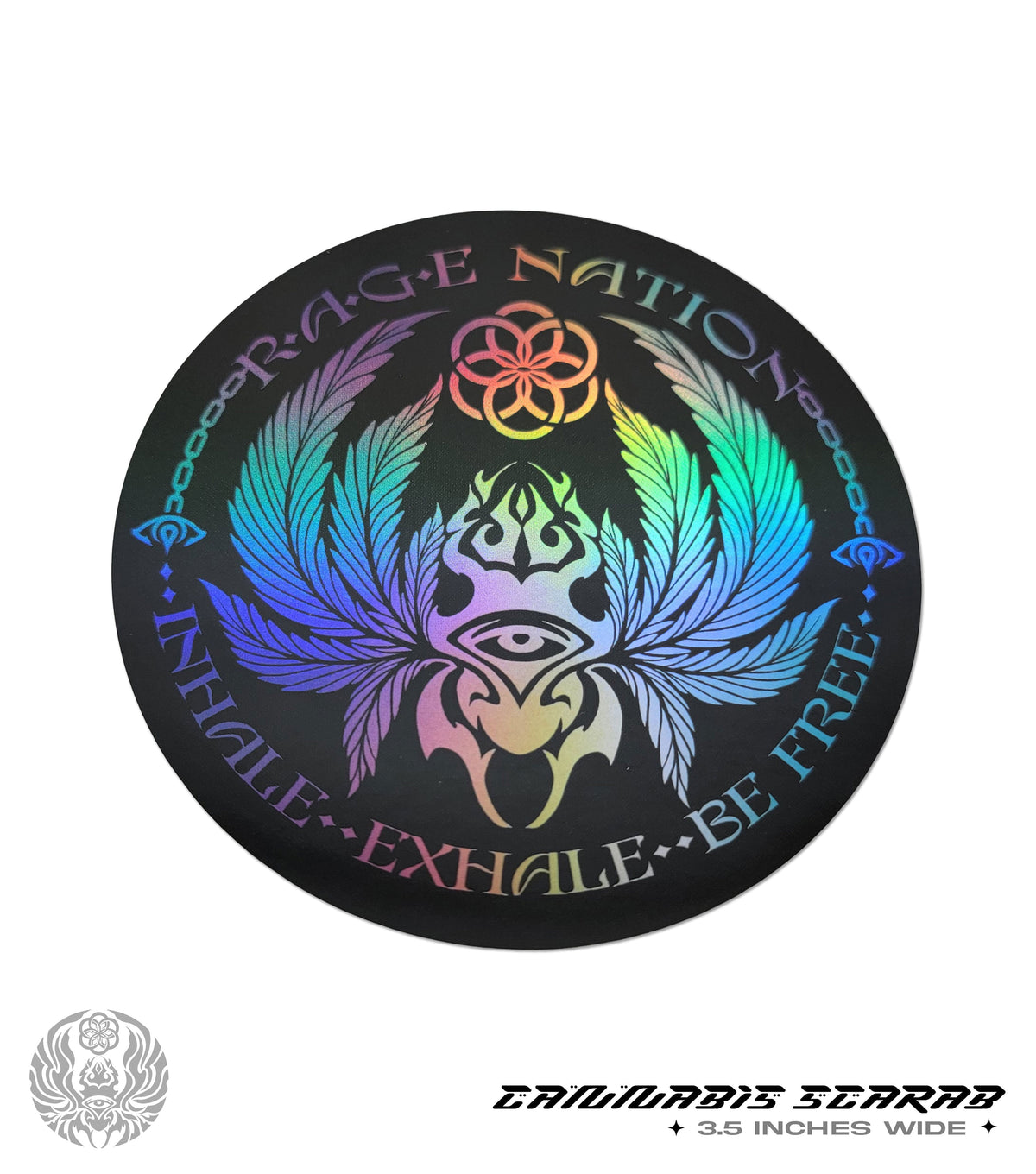 HOLOGRAPHIC • RAGE NATION • STICKER PACK _001 Stickers