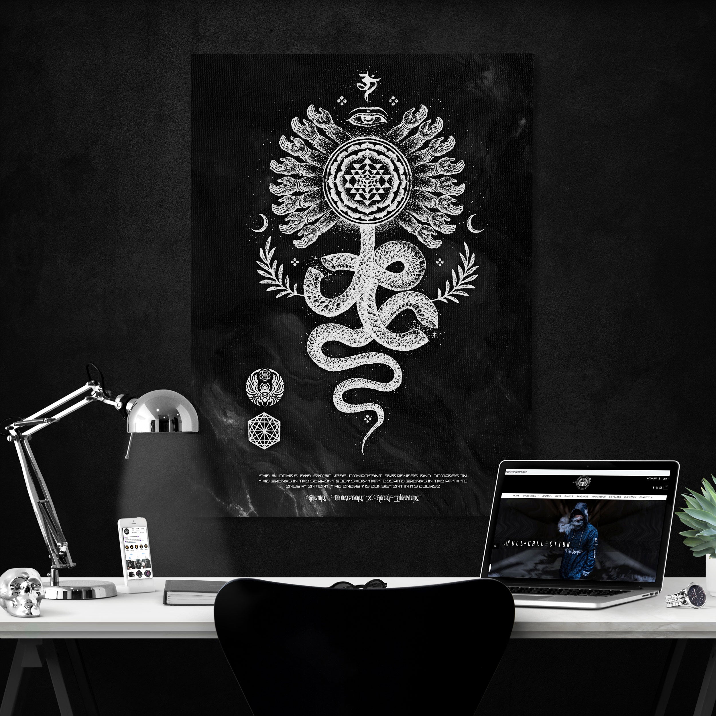 SERPENT INVOCATION • GLENN THOMSON • Limited Edition Canvas Canvas