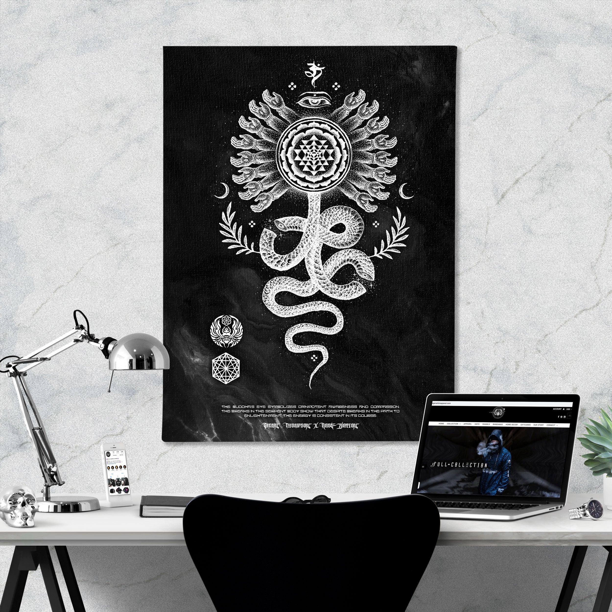 SERPENT INVOCATION • GLENN THOMSON • Limited Edition Canvas Canvas