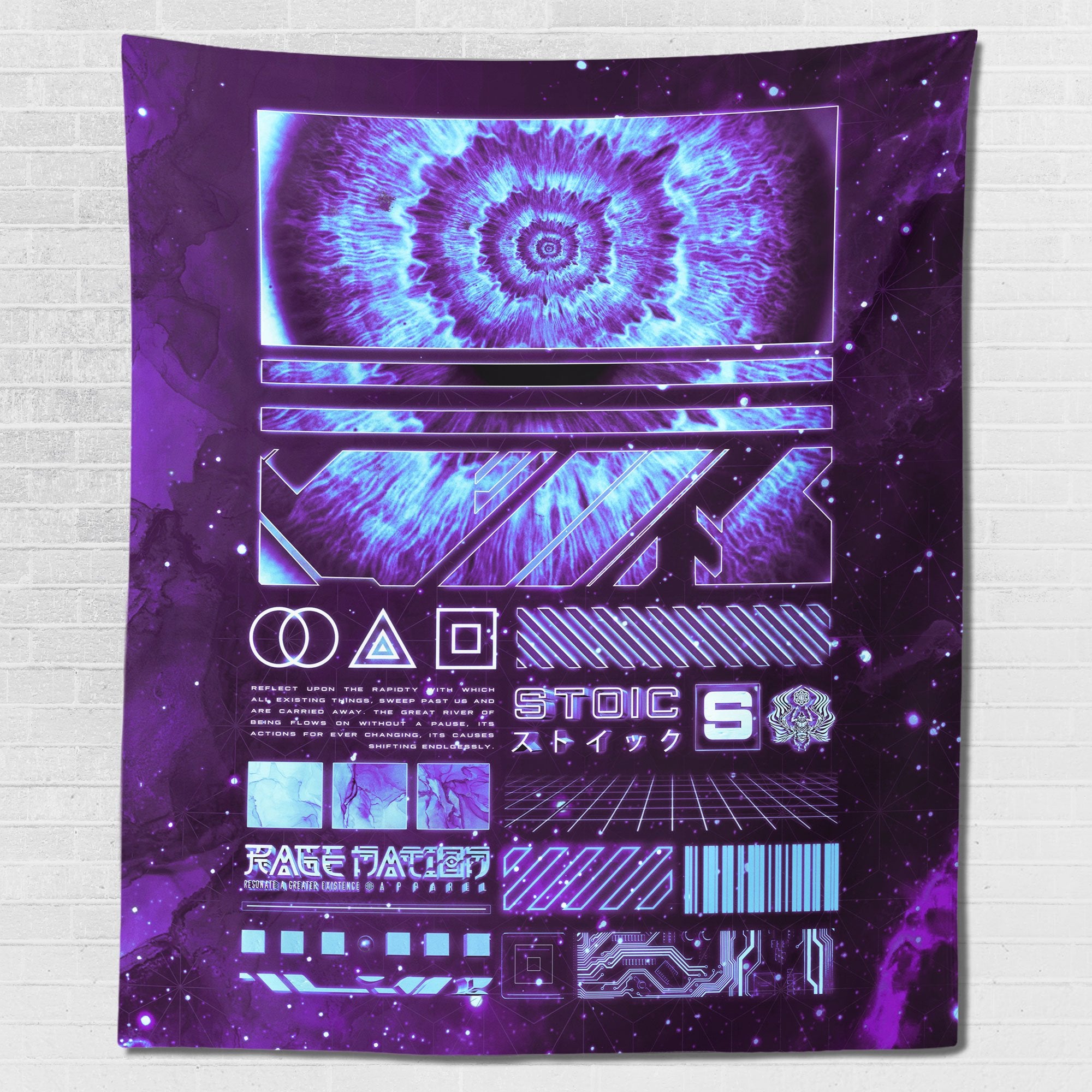 ENDLESS SHIFT V3 • STOIC DIGITAL • Wall Tapestry Tapestry