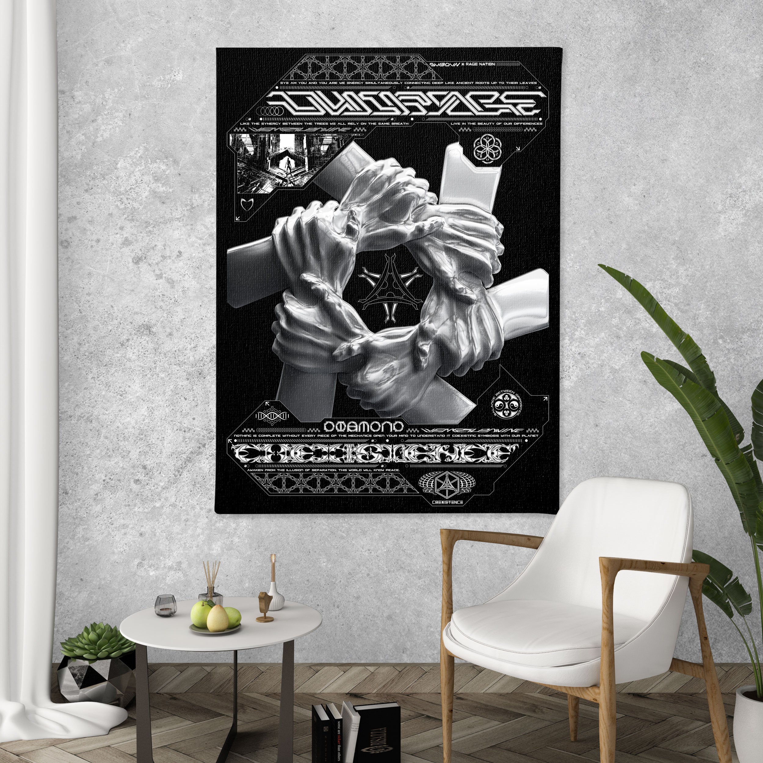 COEXIST V1 • SVBDVN • RAGE NATION • Limited Edition Canvas