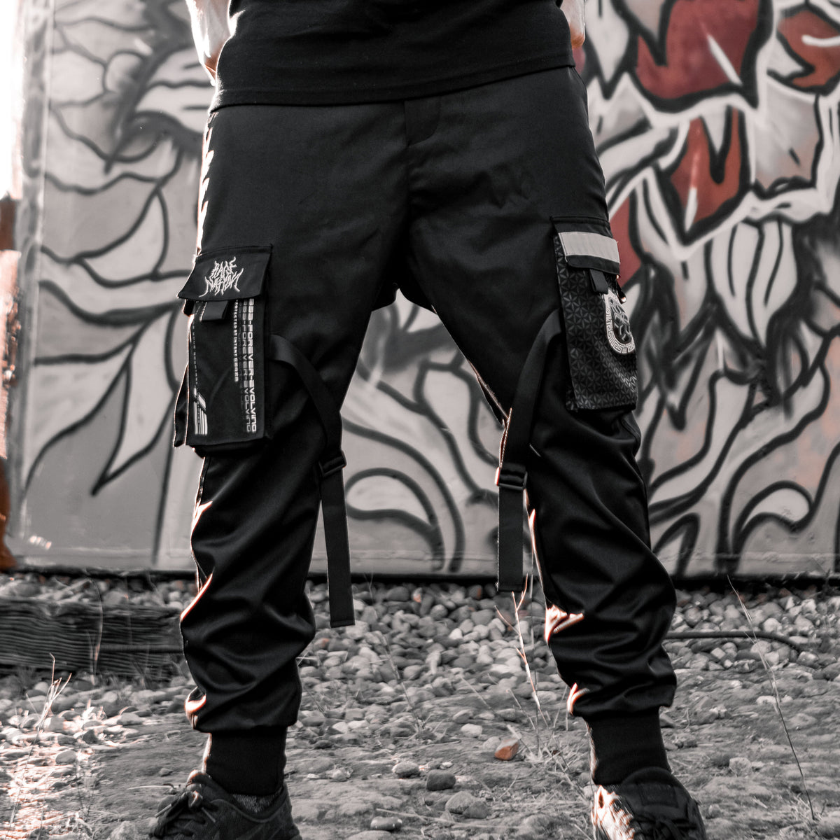 COMING SOON • TH3 M3SSAG3 • DESIGN 001 • Tactical Joggers Joggers