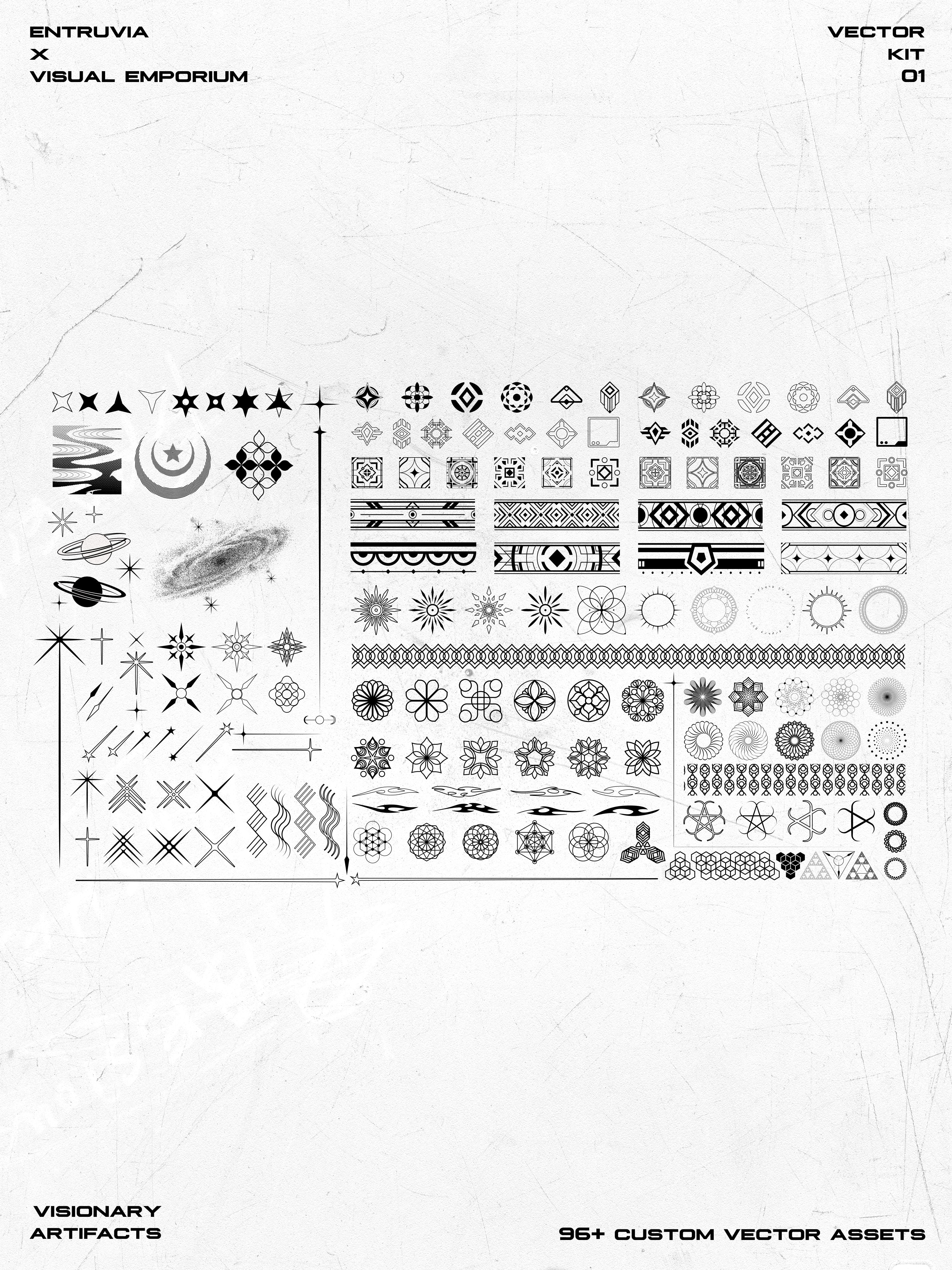 Visionary Artifacts • Premium Vector Kit • Visual Emporium x Entruvia