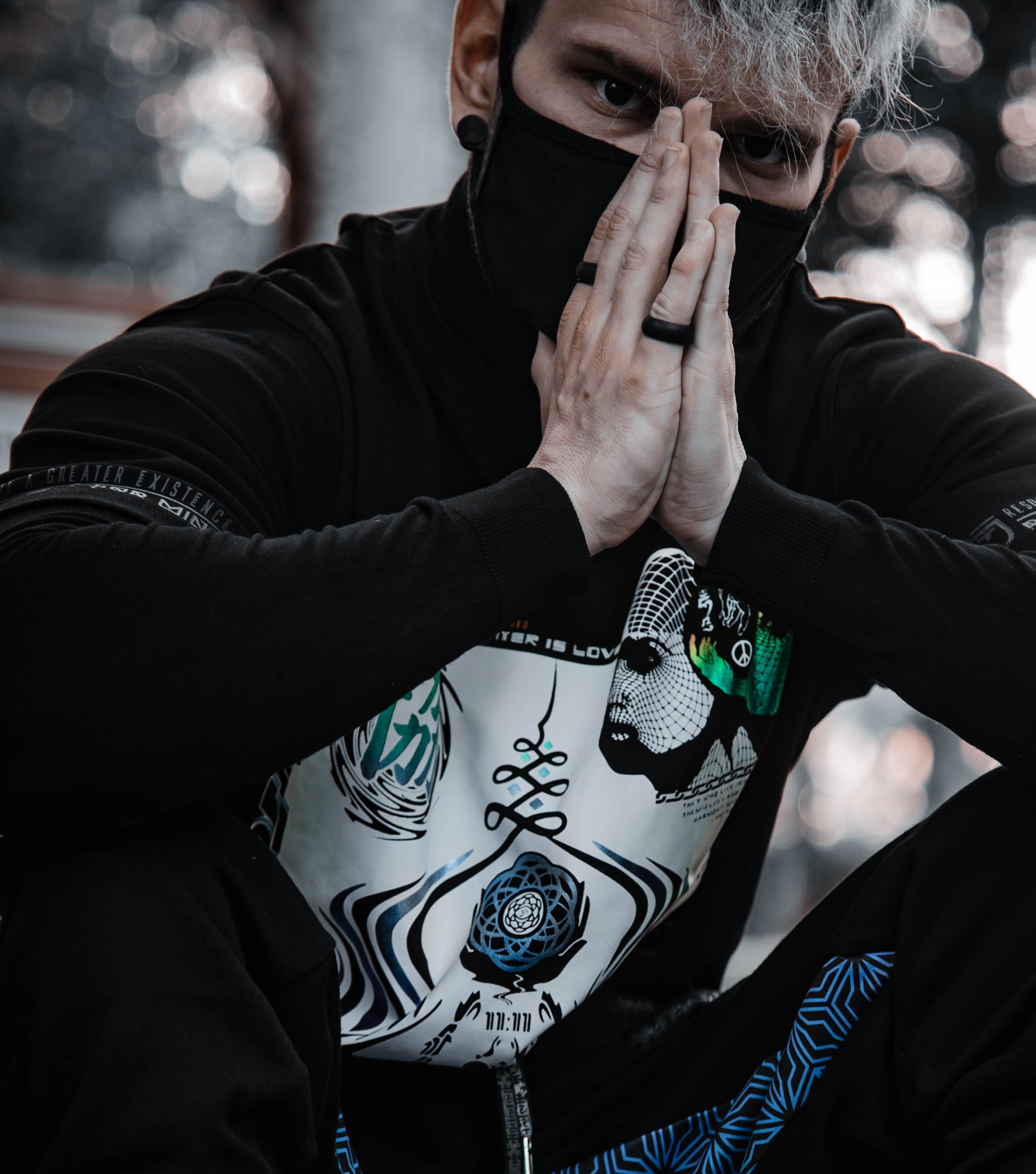 VISUAL METAPHORS • Spectrum Ink • Luxury Fabric T-Shirt T-Shirt