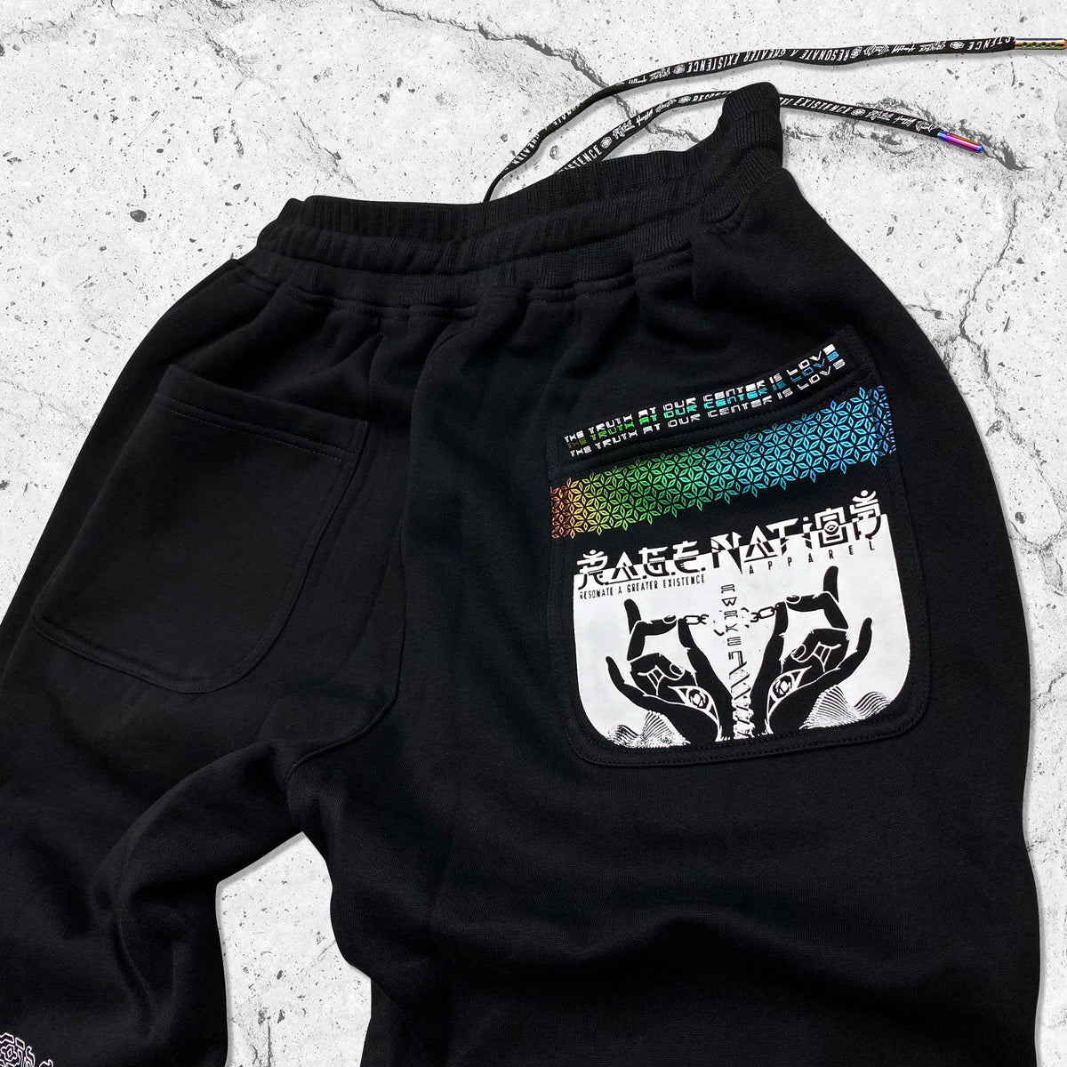 VISUAL METAPHORS V2 • RAINBOW • Hidden Pocket Joggers Joggers