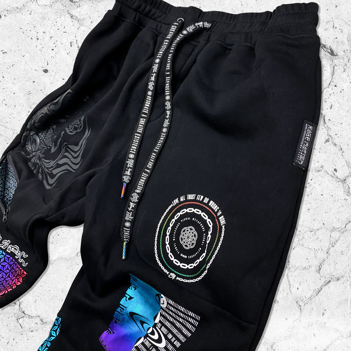VISUAL METAPHORS V2 • RAINBOW • Hidden Pocket Joggers Joggers
