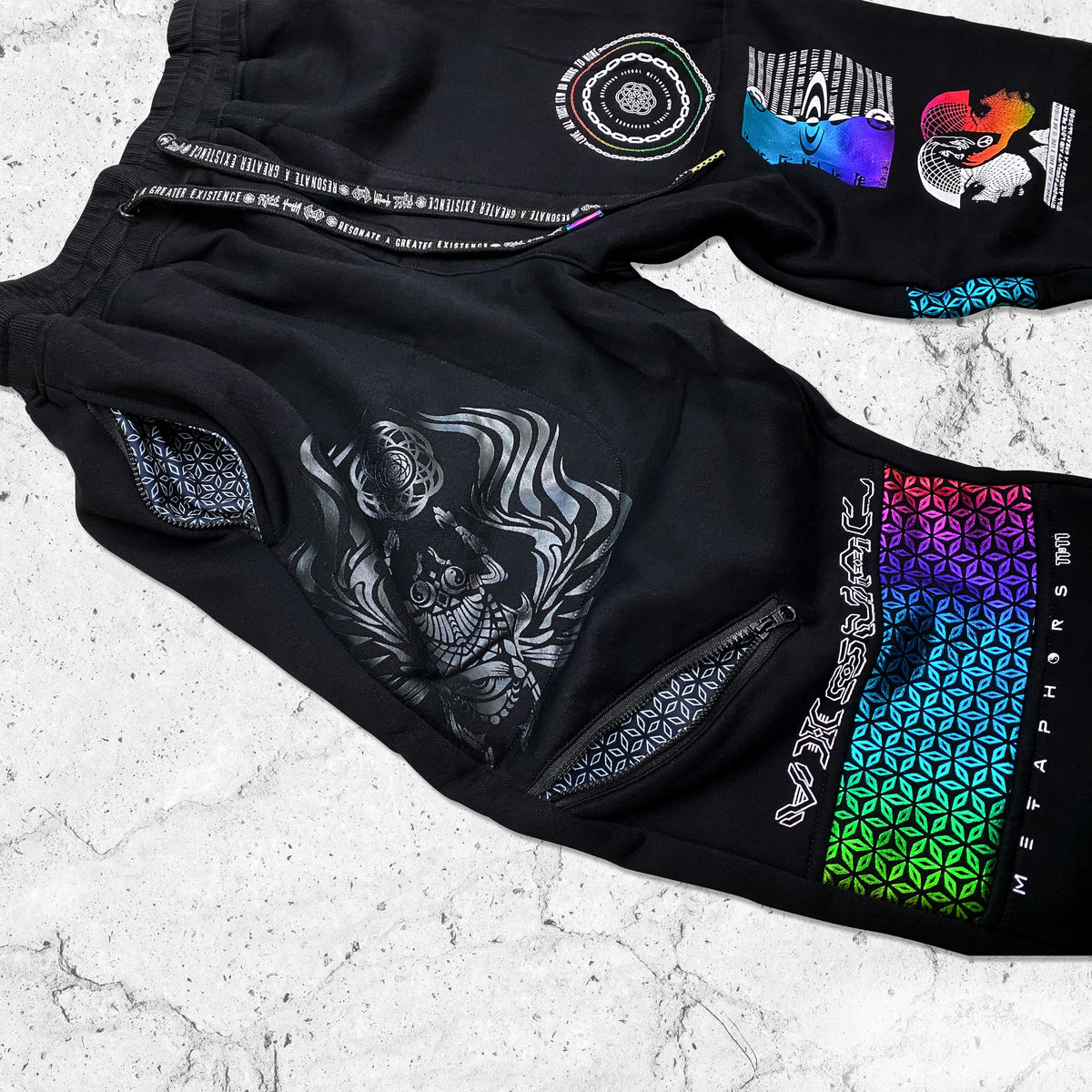 VISUAL METAPHORS V2 • RAINBOW • Hidden Pocket Joggers Joggers