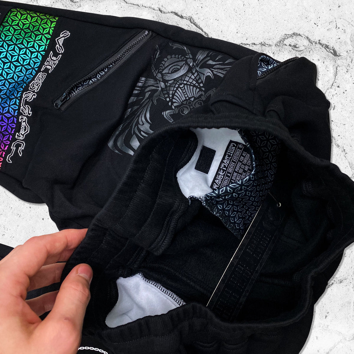 VISUAL METAPHORS V2 • RAINBOW • Hidden Pocket Joggers Joggers