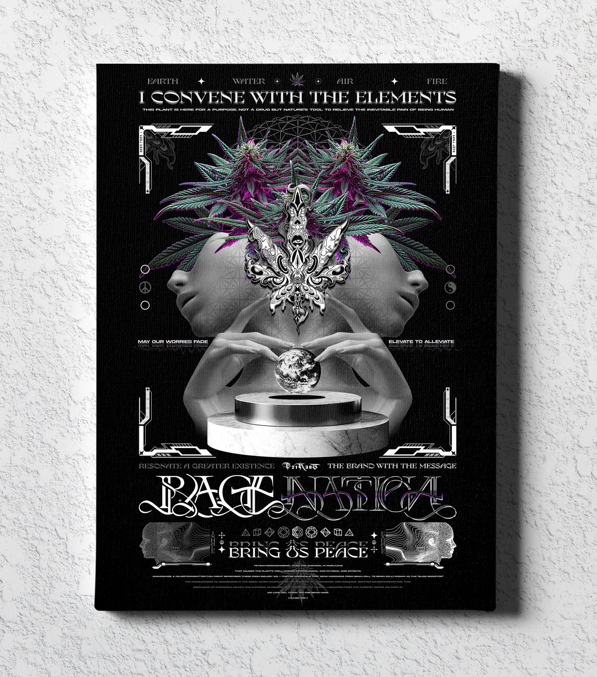 Convene With the Elements • Vertical Canvas Canvas