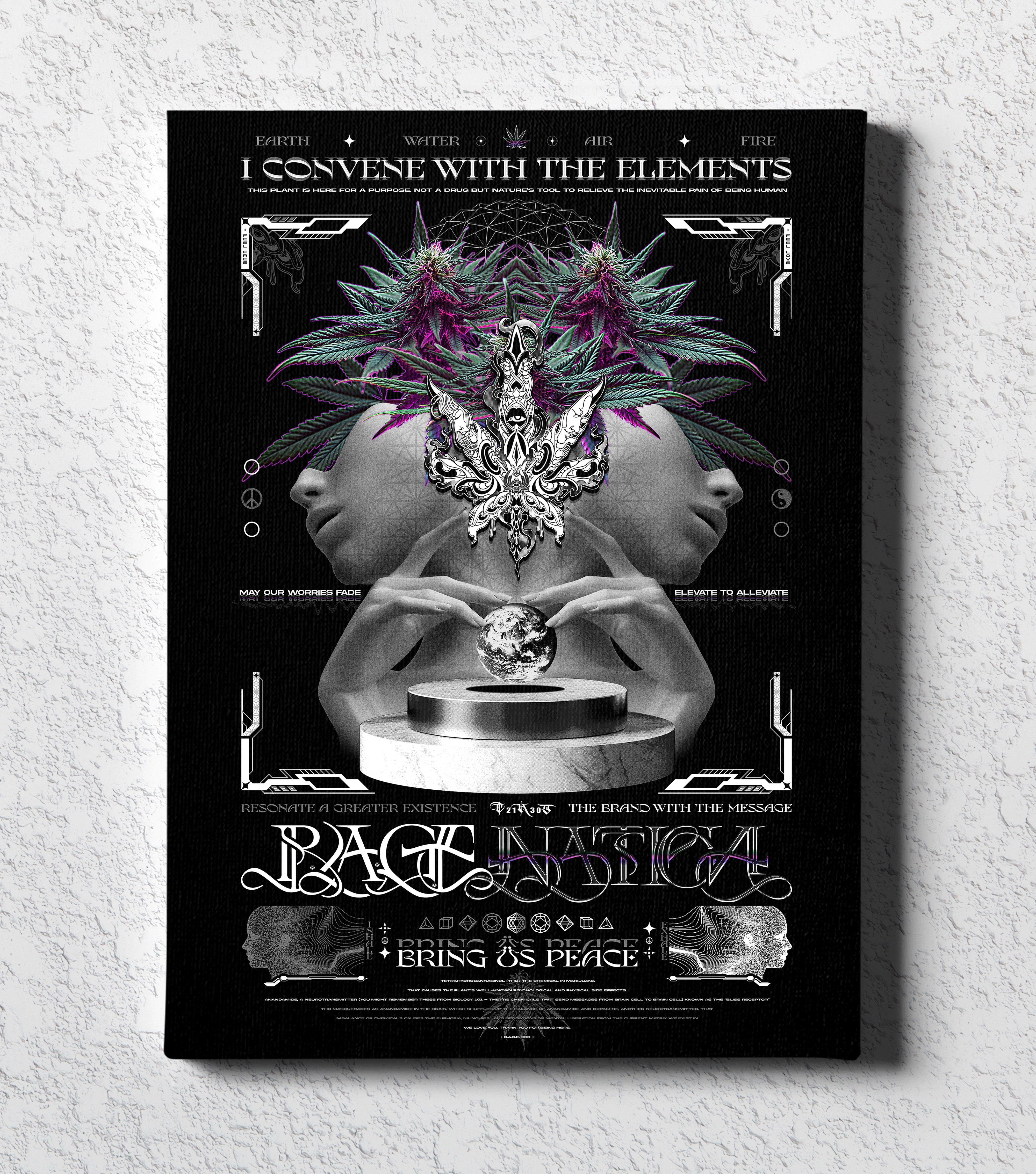 Convene With the Elements • Vertical Canvas Canvas