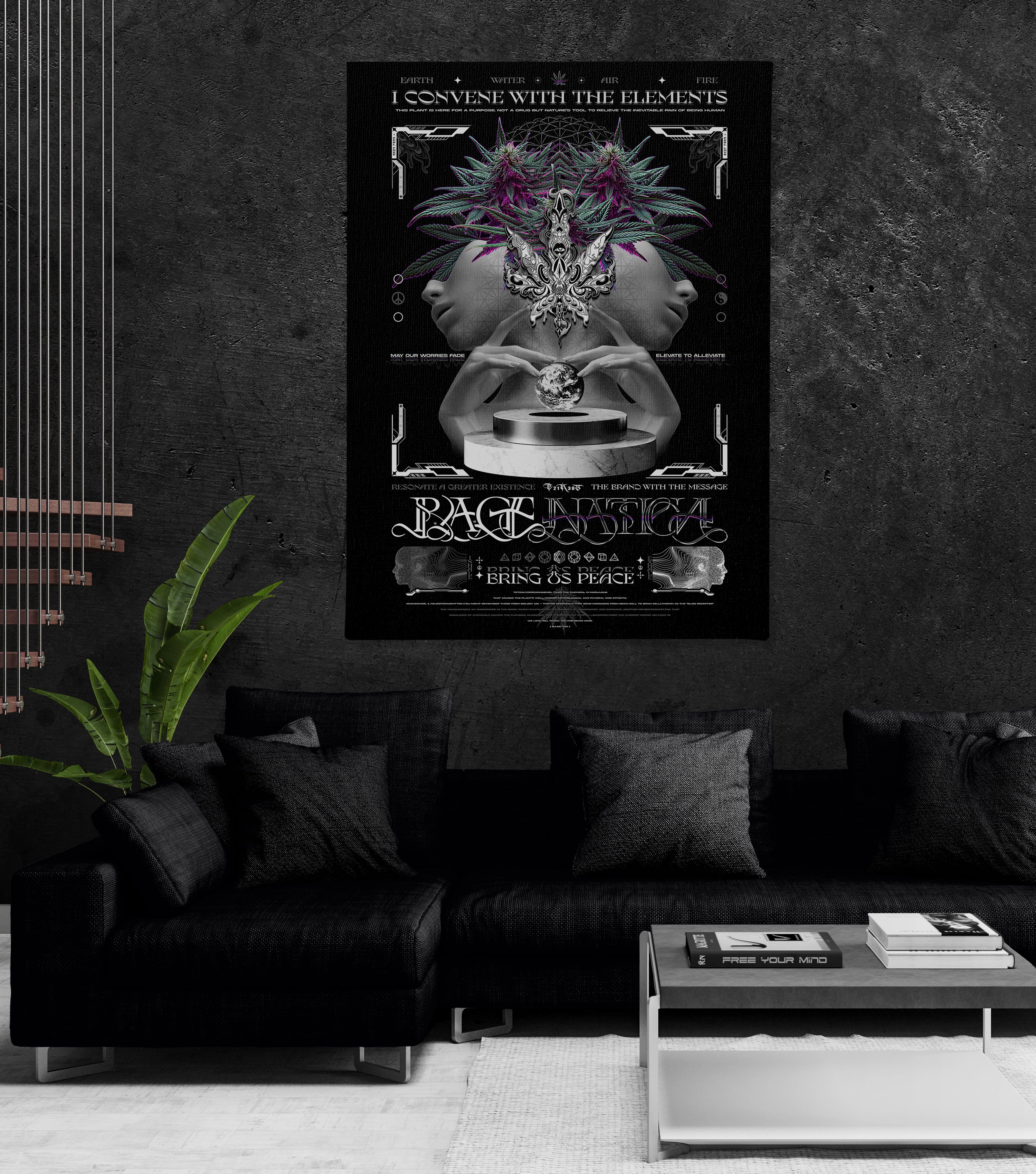 Convene With the Elements • Vertical Canvas Canvas