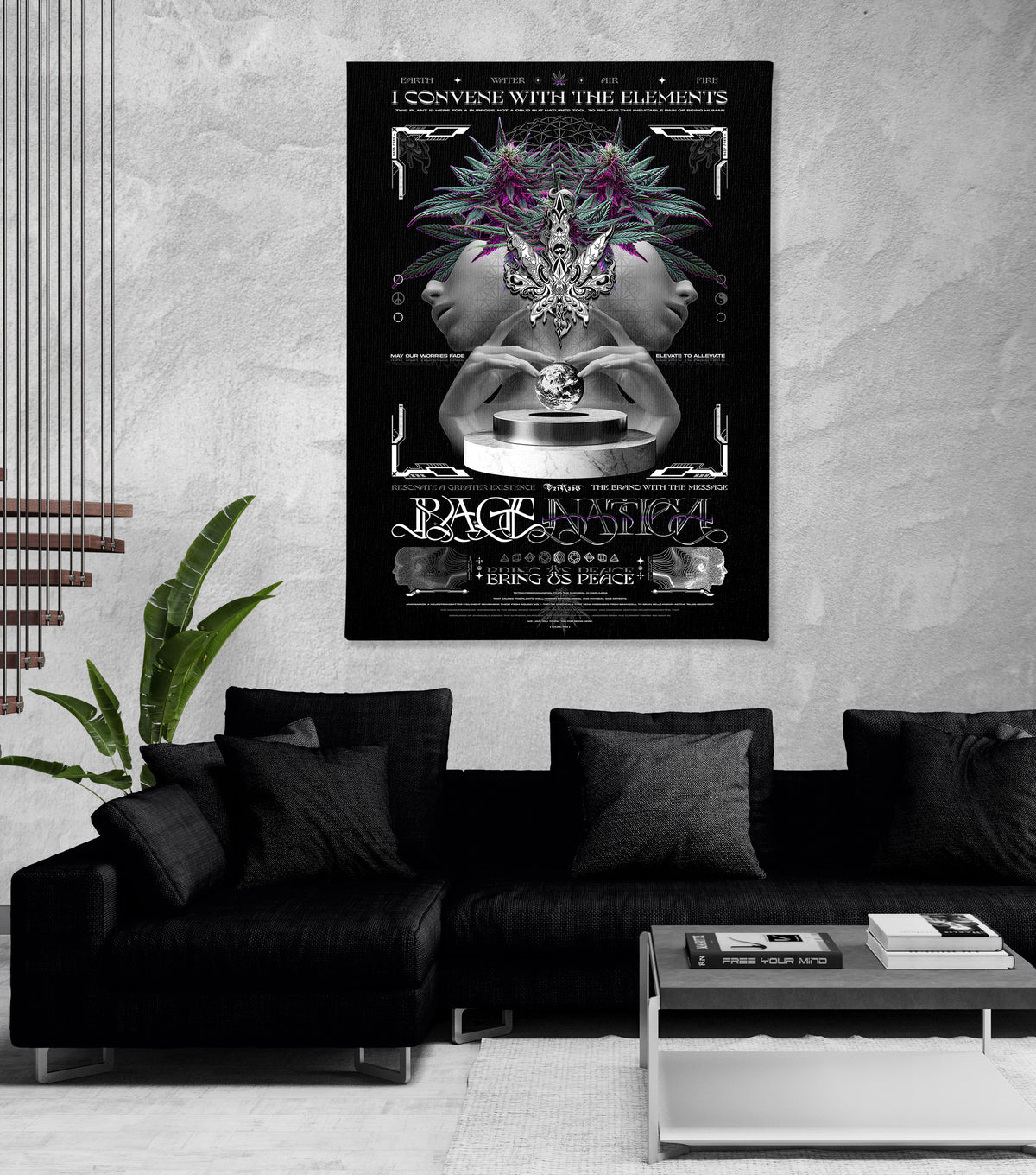 Convene With the Elements • Vertical Canvas Canvas