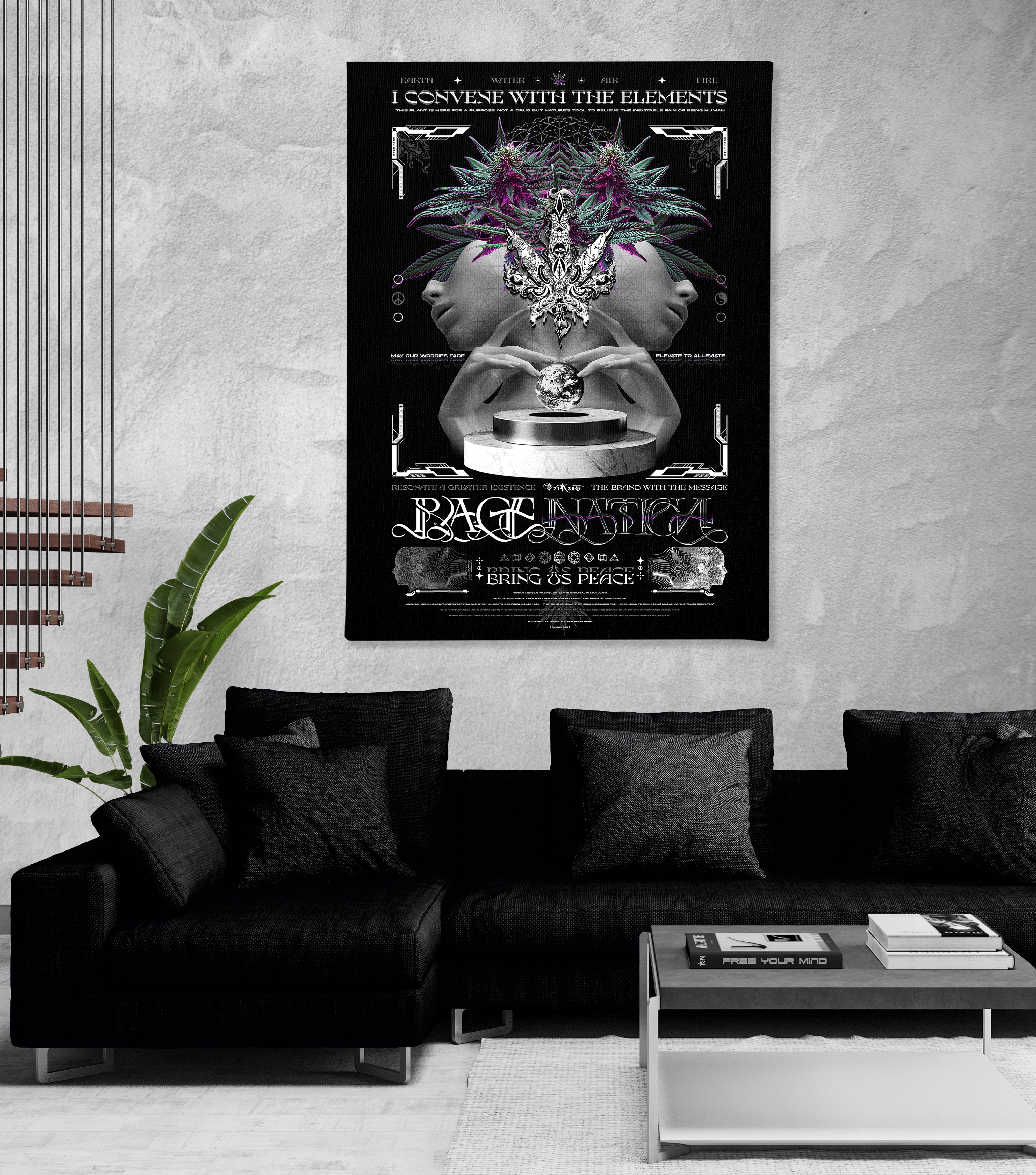 Convene With the Elements • Vertical Canvas Canvas