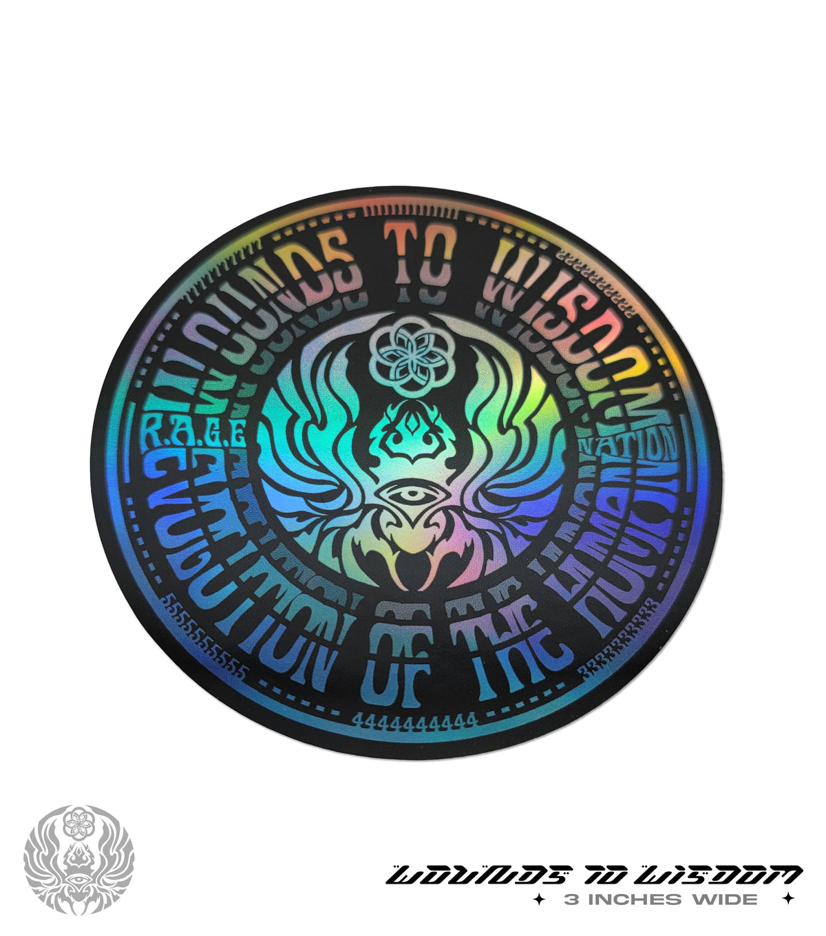 HOLOGRAPHIC • RAGE NATION • STICKER PACK _001 Stickers